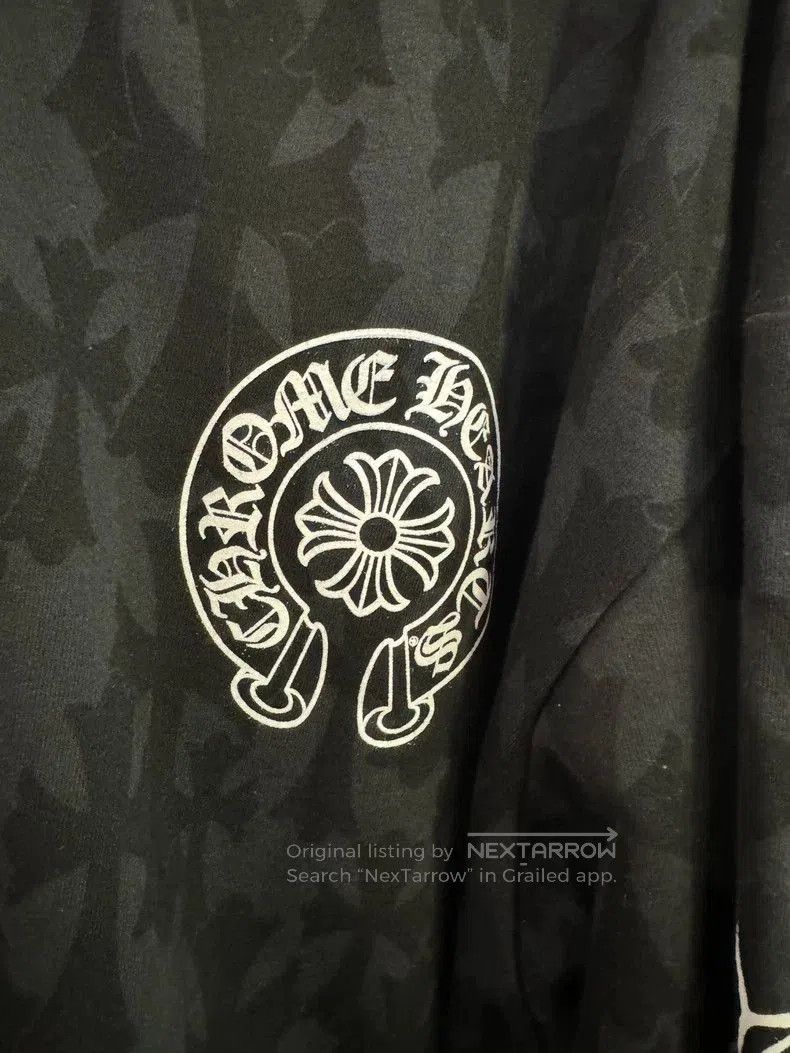 Chrome Hearts Chrome Hearts Black Hoodie with Cross Design. Size US XXL / EU 58 / 5 - 3 Thumbnail