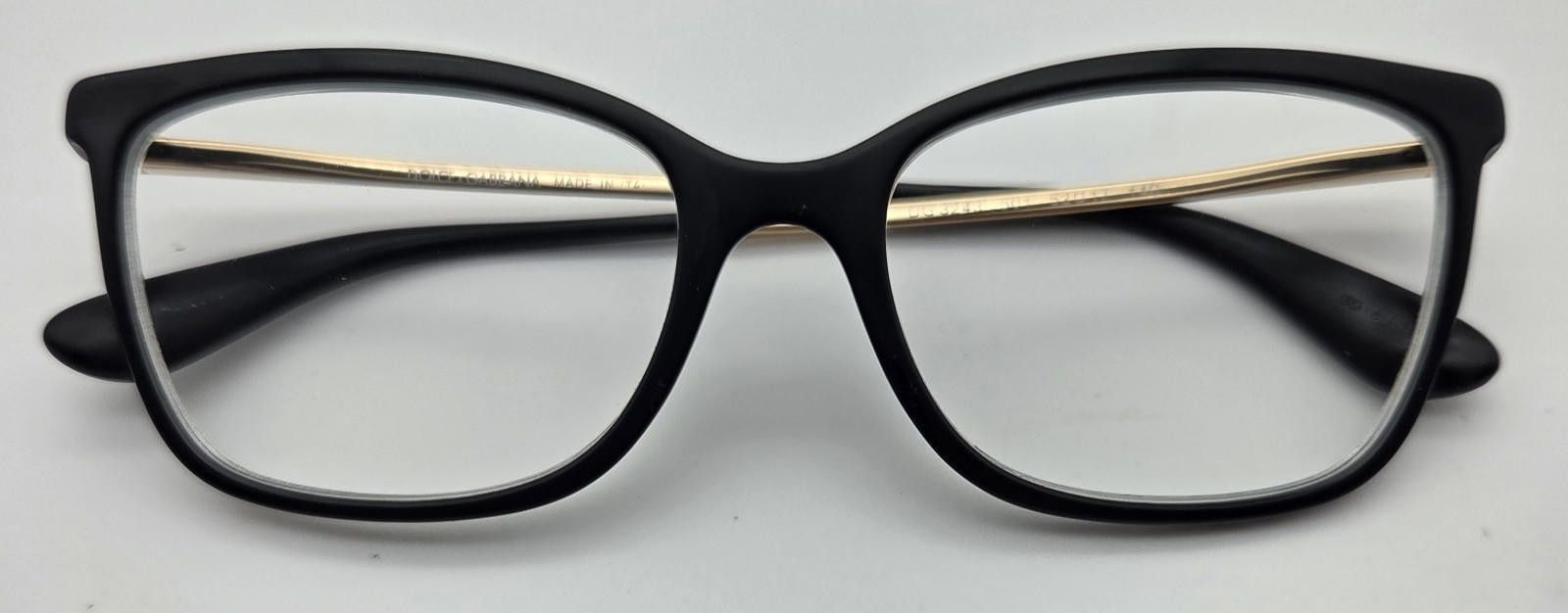 Dolce & Gabbana Dolce & Gabbana DG3243 501 Cube Black Gold 52-17-140 FRAMES Size ONE SIZE - 1 Thumbnail