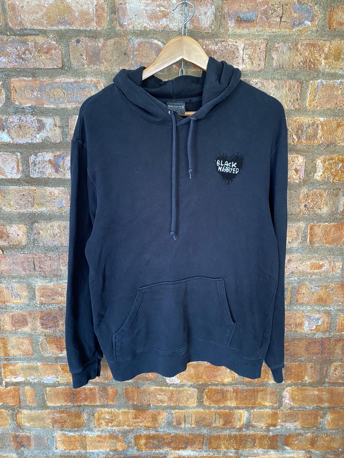 Beams Plus Vtg BEAM Skull Black Humours and Black Heart hoodie Size US M / EU 48-50 / 2 - 4 Thumbnail