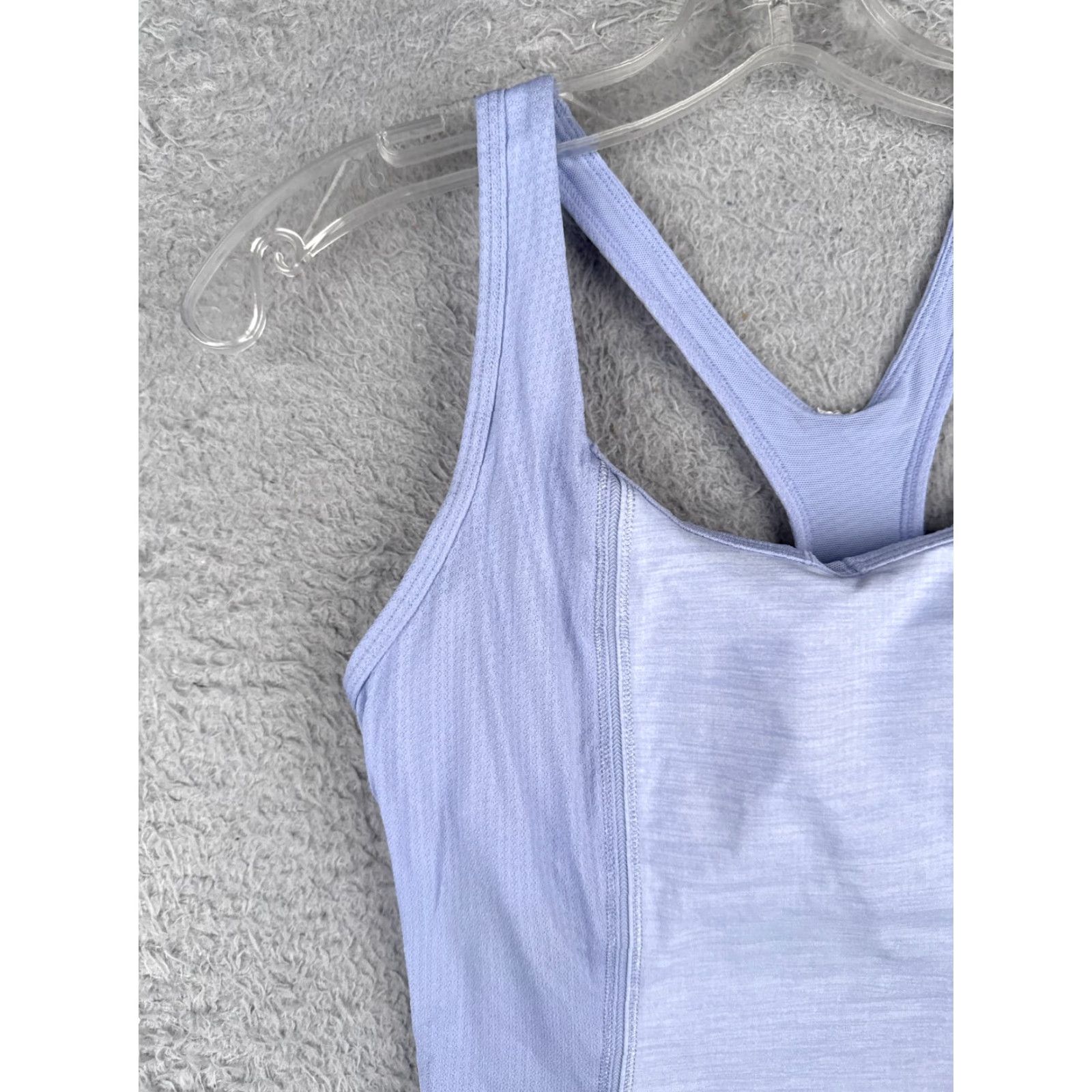 Lululemon Lululemon Shirt Women 8 Purple Two Tone Racerback Built In Bra Gym Yoga Casual Tank Sleeveless Size M / US 6-8 / IT 42-44 - 3 Thumbnail