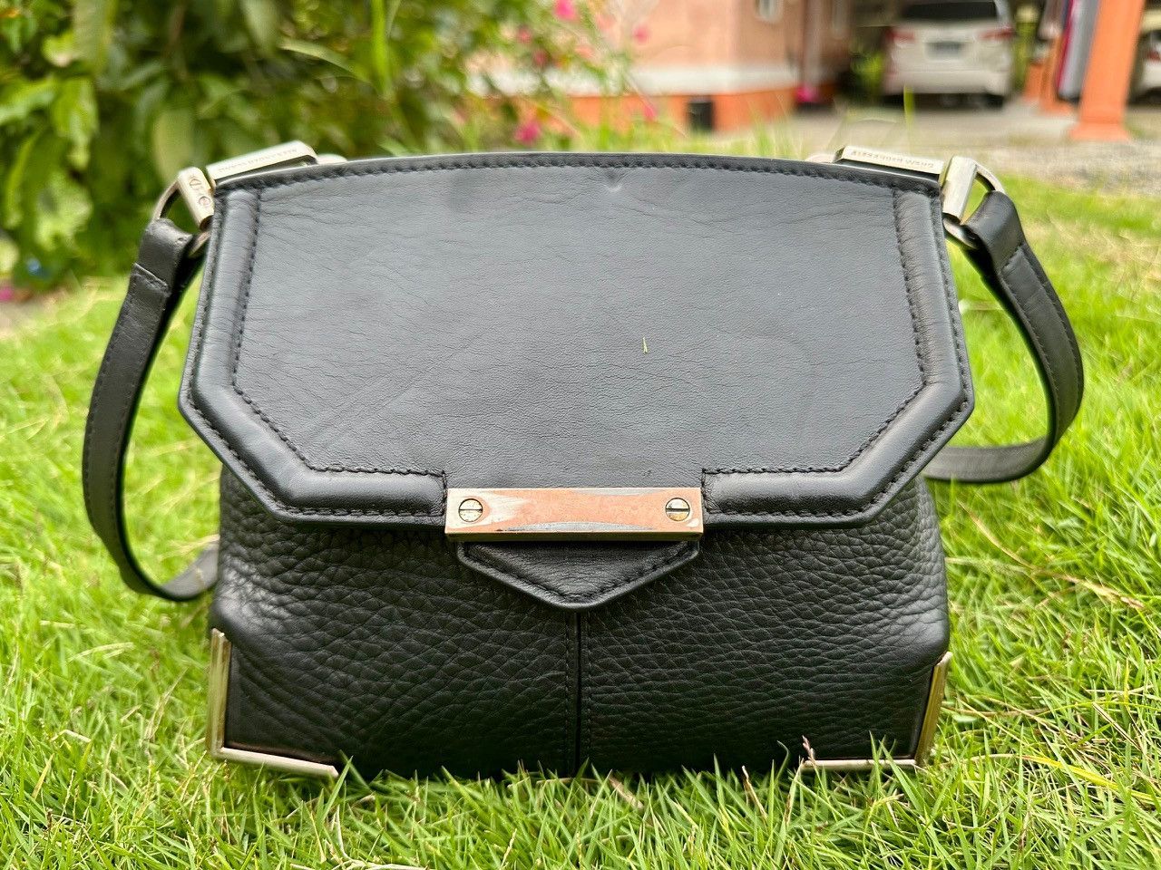 Alexander Wang Authentic Alexander Wang Marion Leather Shoulder Bag Size ONE SIZE - 1 Thumbnail