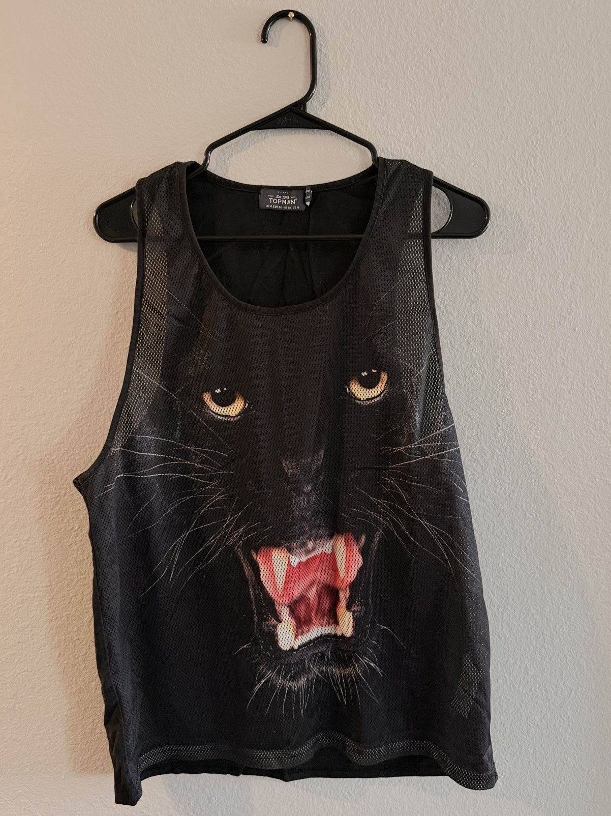 Topman Topman Topshop jaguar mesh tank Size US M / EU 48-50 / 2 - 1 Thumbnail