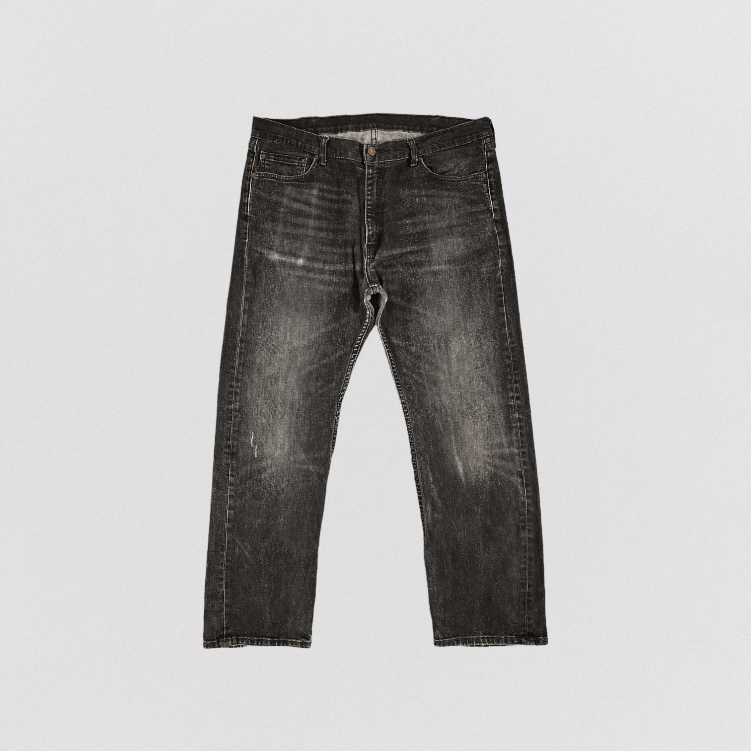 Levi's Vintage Levis 505 Black Jeans-JM1131 Size US 41 - 1 Thumbnail
