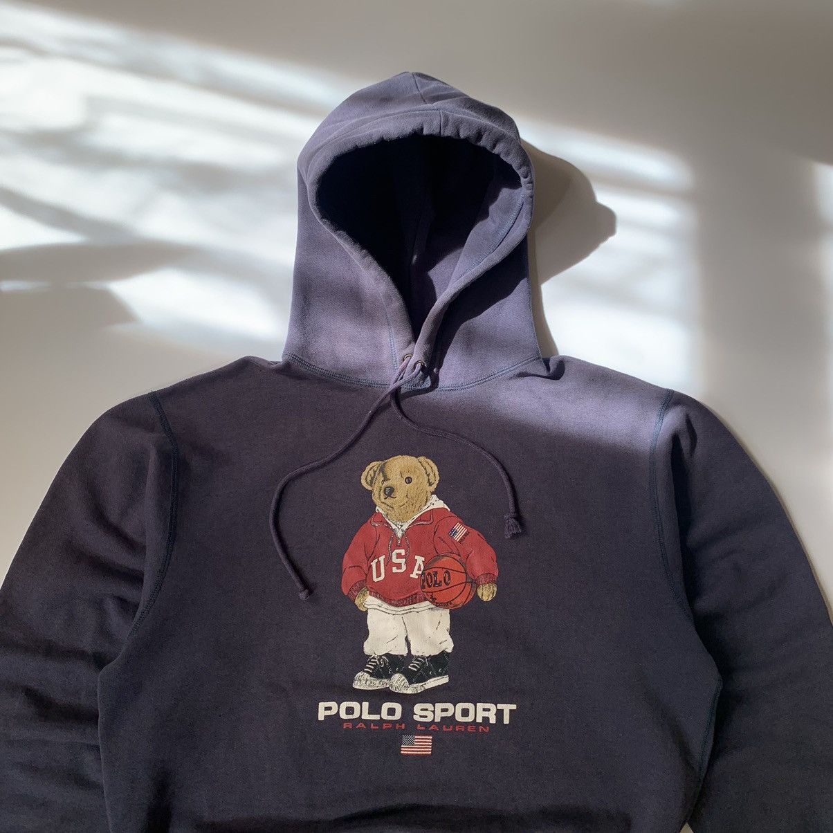 VINTAGE POLO BEAR USA BY POLO SPORT RALPH LAUREN HOODIE