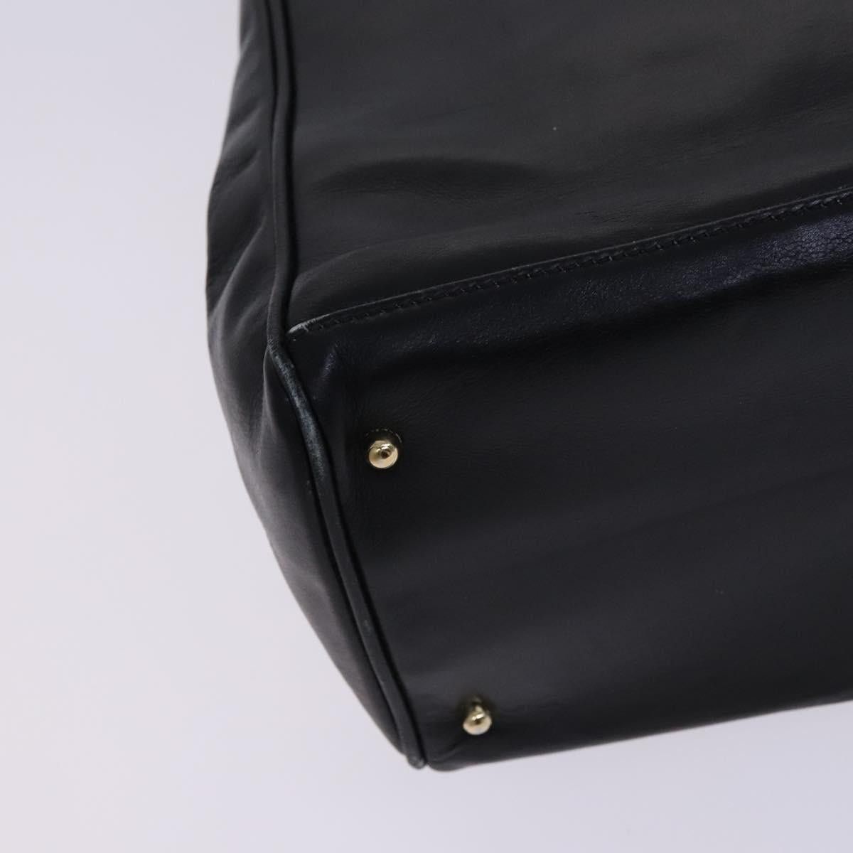 Gucci GUCCI Bamboo Hand Bag Leather Black Gold 002 2855 0322 0 Size ONE SIZE - 13 Thumbnail