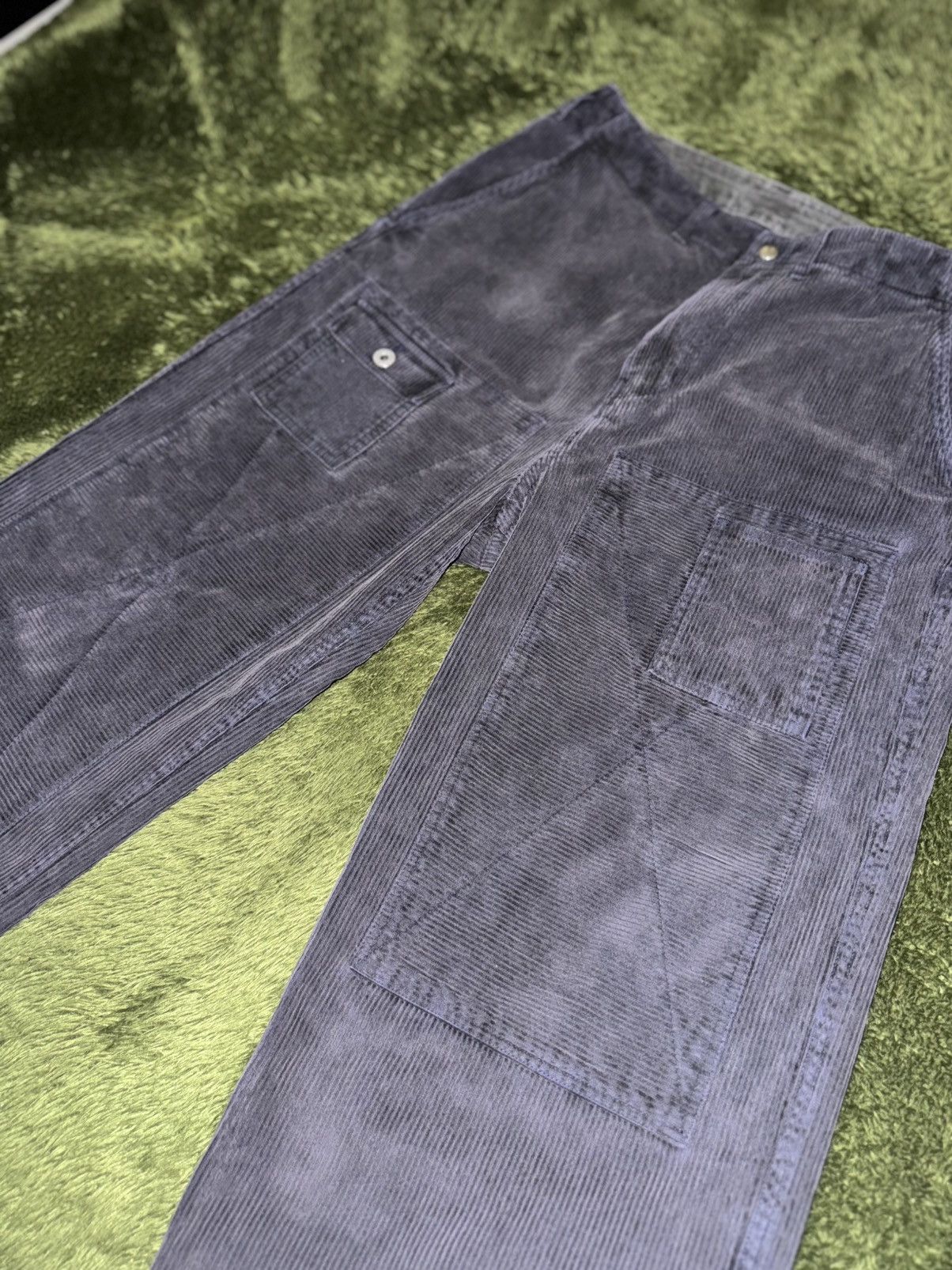 Japanese Brand [L] Namercleothing Corduroy Double Knee Utility Pocket Pants Size US 32 / EU 48 - 4 Thumbnail