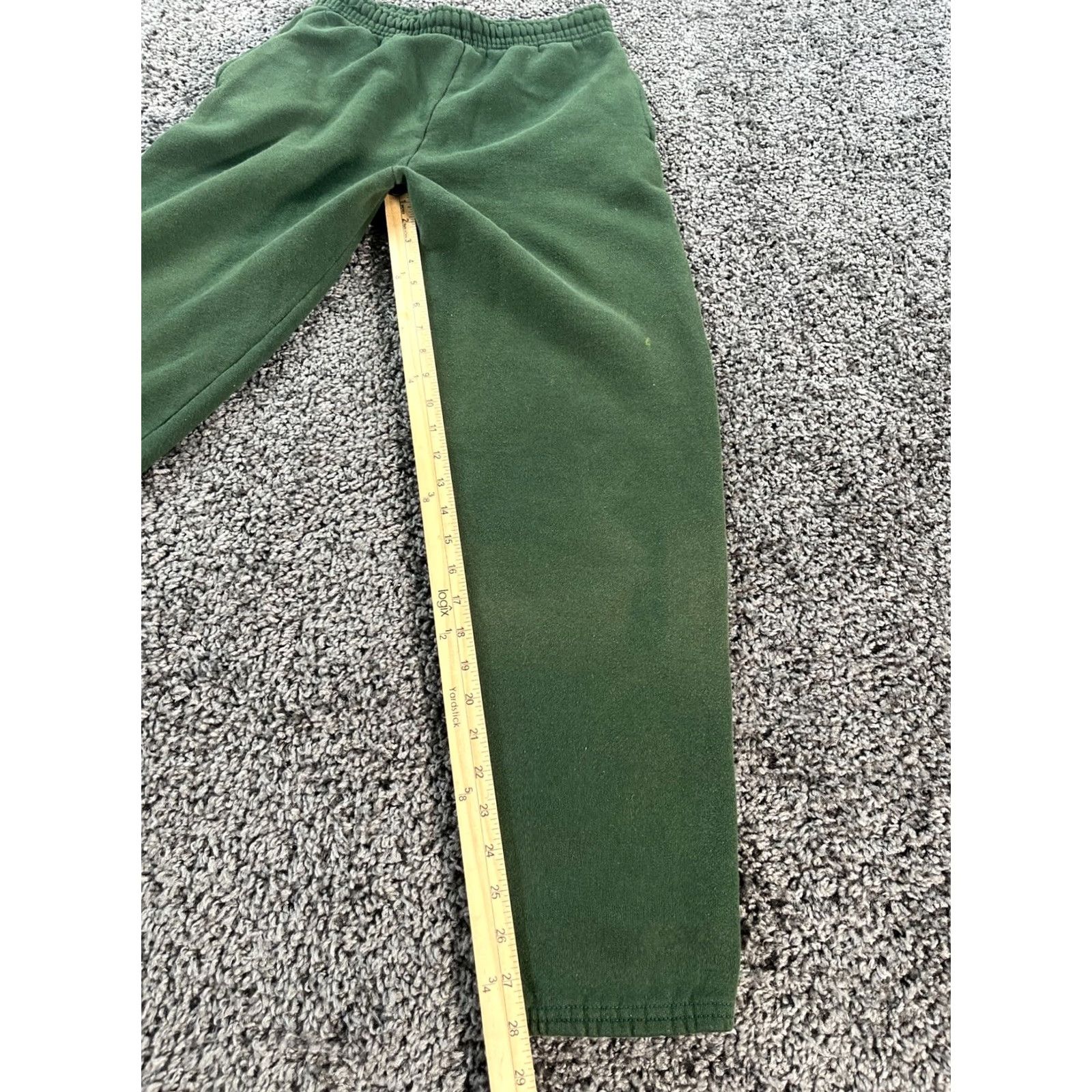 Tultex VINTAGE Tultex Sweatpants Men M Green 90s Cotton Baggy Activewear Pants Size US 31 - 2 Thumbnail