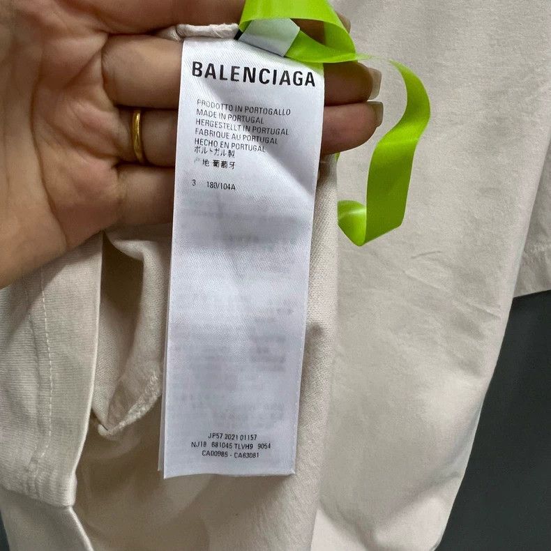 Balenciaga Balenciaga Small logo short sleeve behind Size US L / EU 52-54 / 3 - 5 Thumbnail