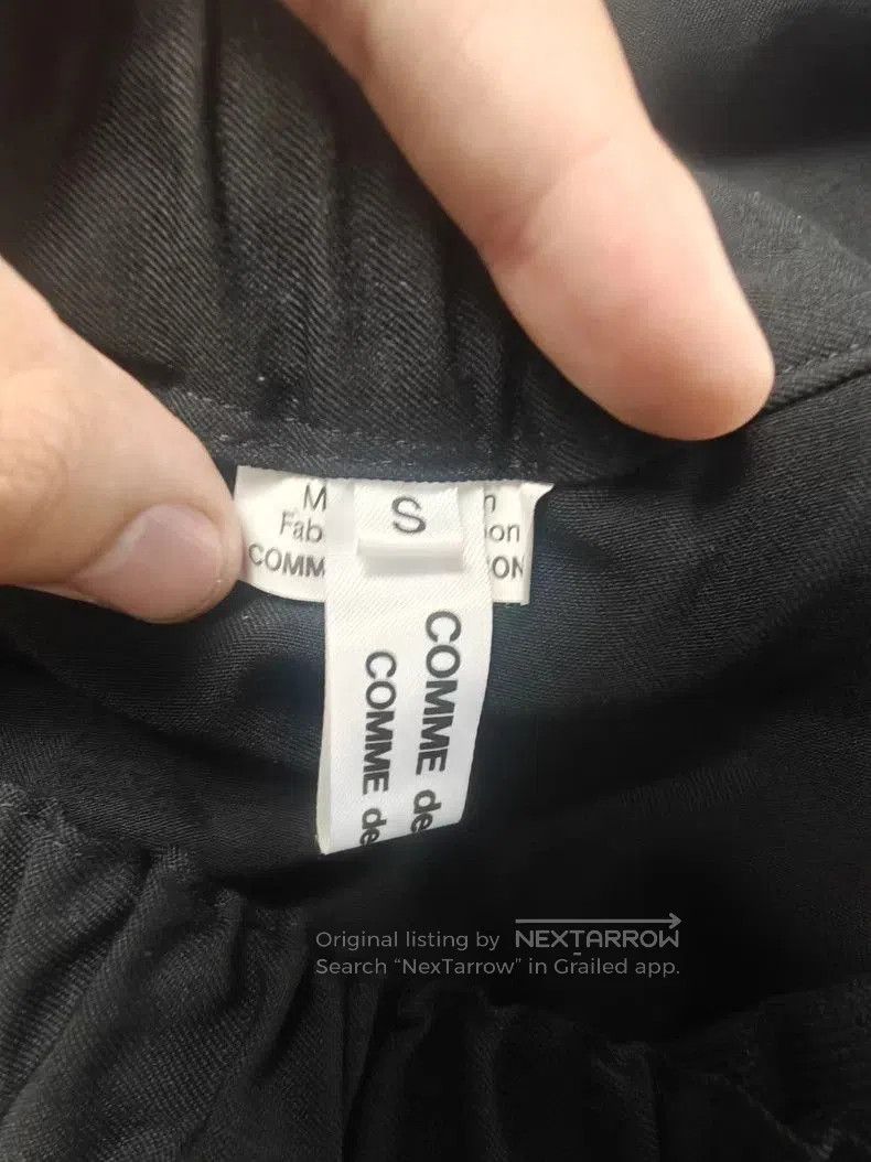 Comme des Garcons COMME des GARÇONS Black Lantern Pants. Size US 26 / EU 42 - 3 Thumbnail