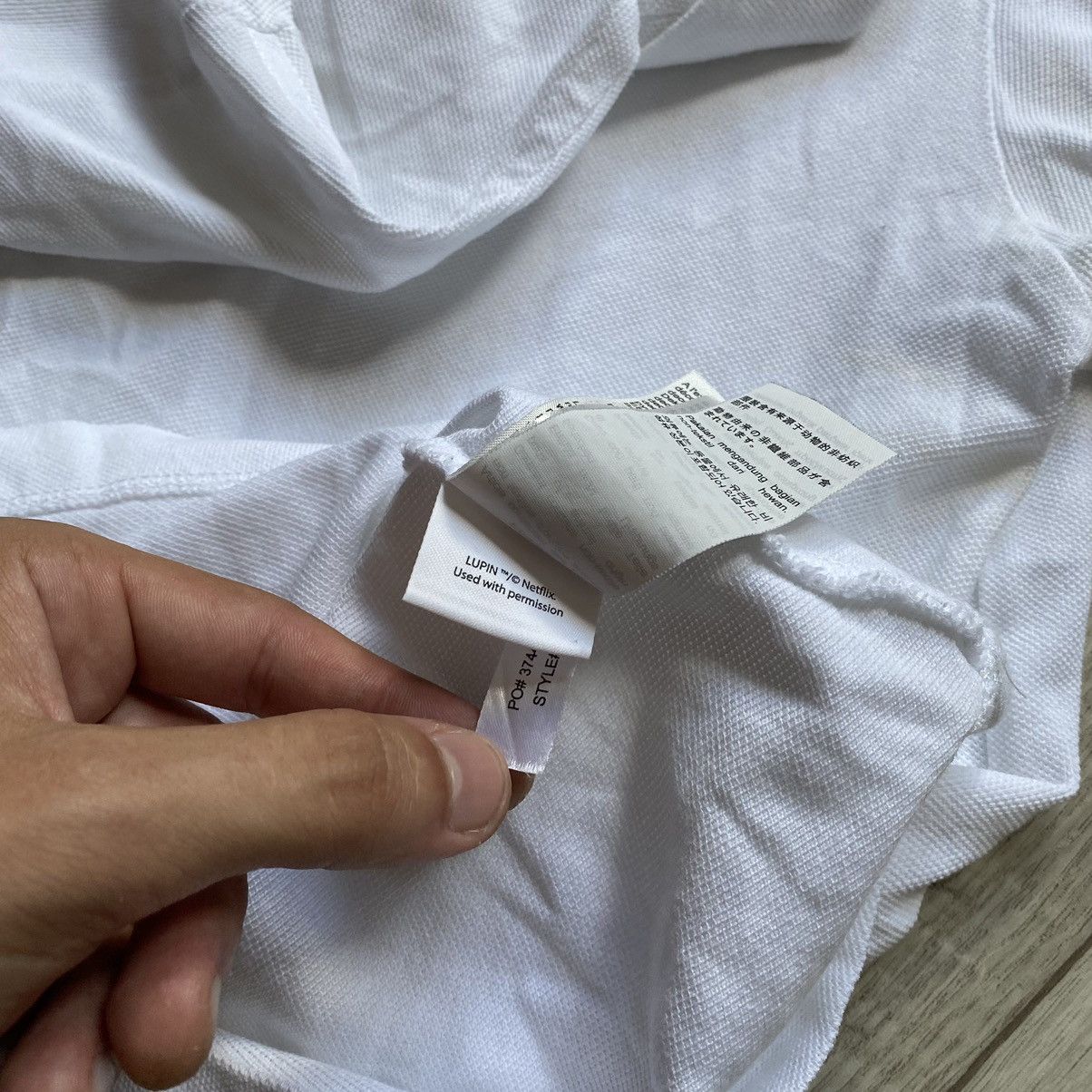 Lacoste LACOSTE NETFLIX LUPIN COLLABORATION POLO T SHIRT Size US L / EU 52-54 / 3 - 7 Thumbnail