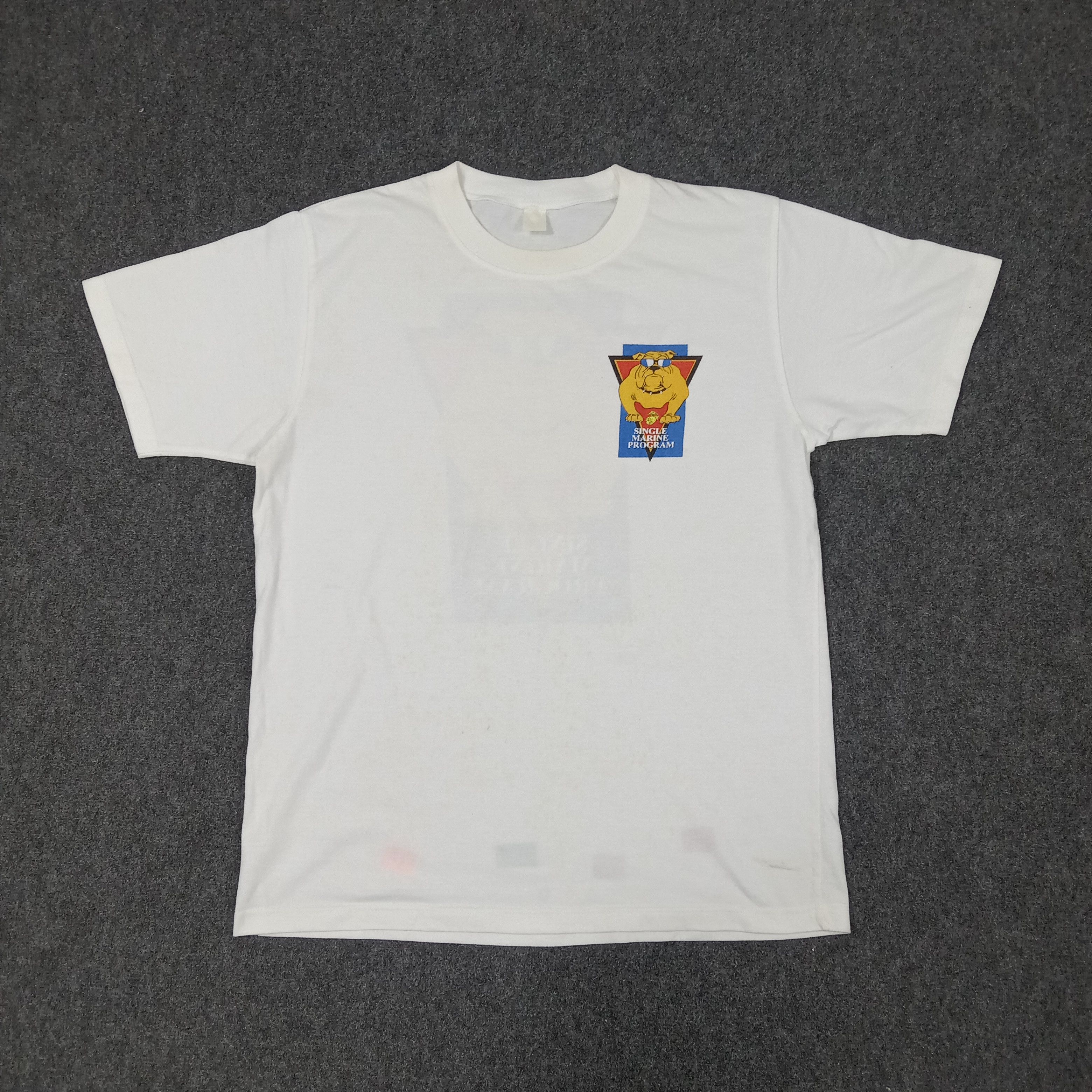 Vintage Single Marine Program American SMP Tshirt Size US XL / EU 56 / 4 - 3 Thumbnail