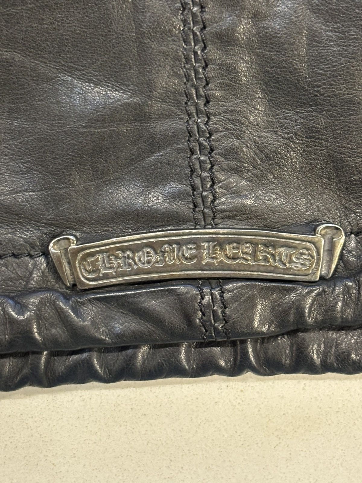 Chrome Hearts 1 of 1 RARE 80 cross Patches leather EZ Rider pullover jkt Size US S / EU 44-46 / 1 - 5 Thumbnail