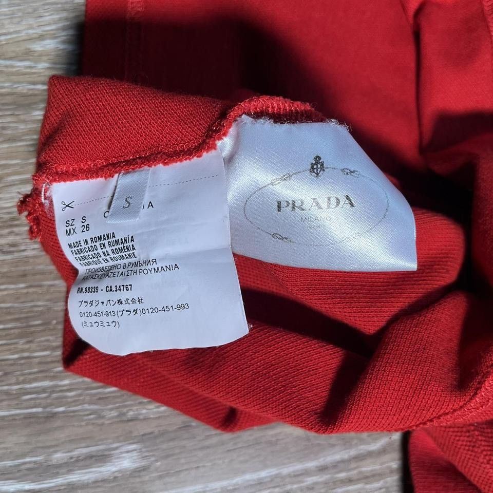 Prada red prada linea rossa polo Size US S / EU 44-46 / 1 - 4 Thumbnail