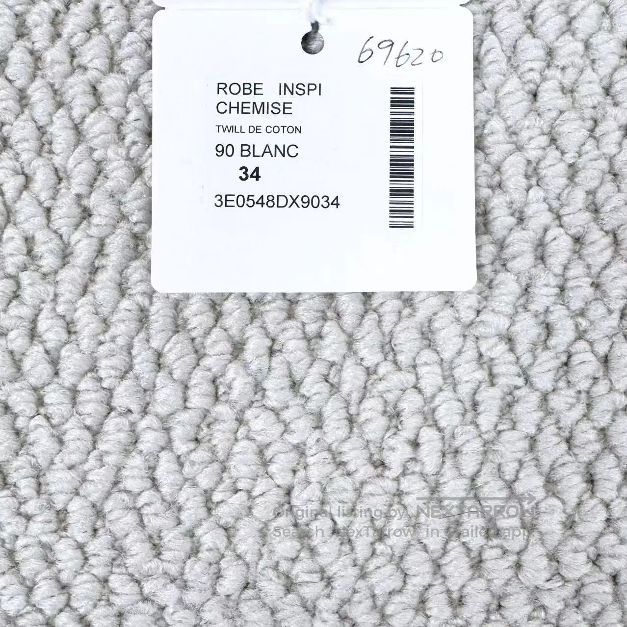 Hermes Hermes SS23 White Pig Nose Shirtdress| Size XXS / US 00 / IT 34 - 5 Thumbnail