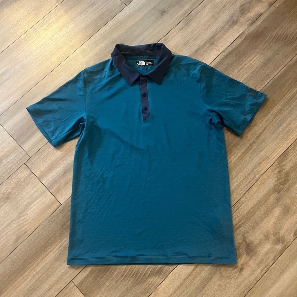 The North Face North Face Blue Athletic Polo Men Medium Bin L-52 Size US M / EU 48-50 / 2 - 1 Thumbnail