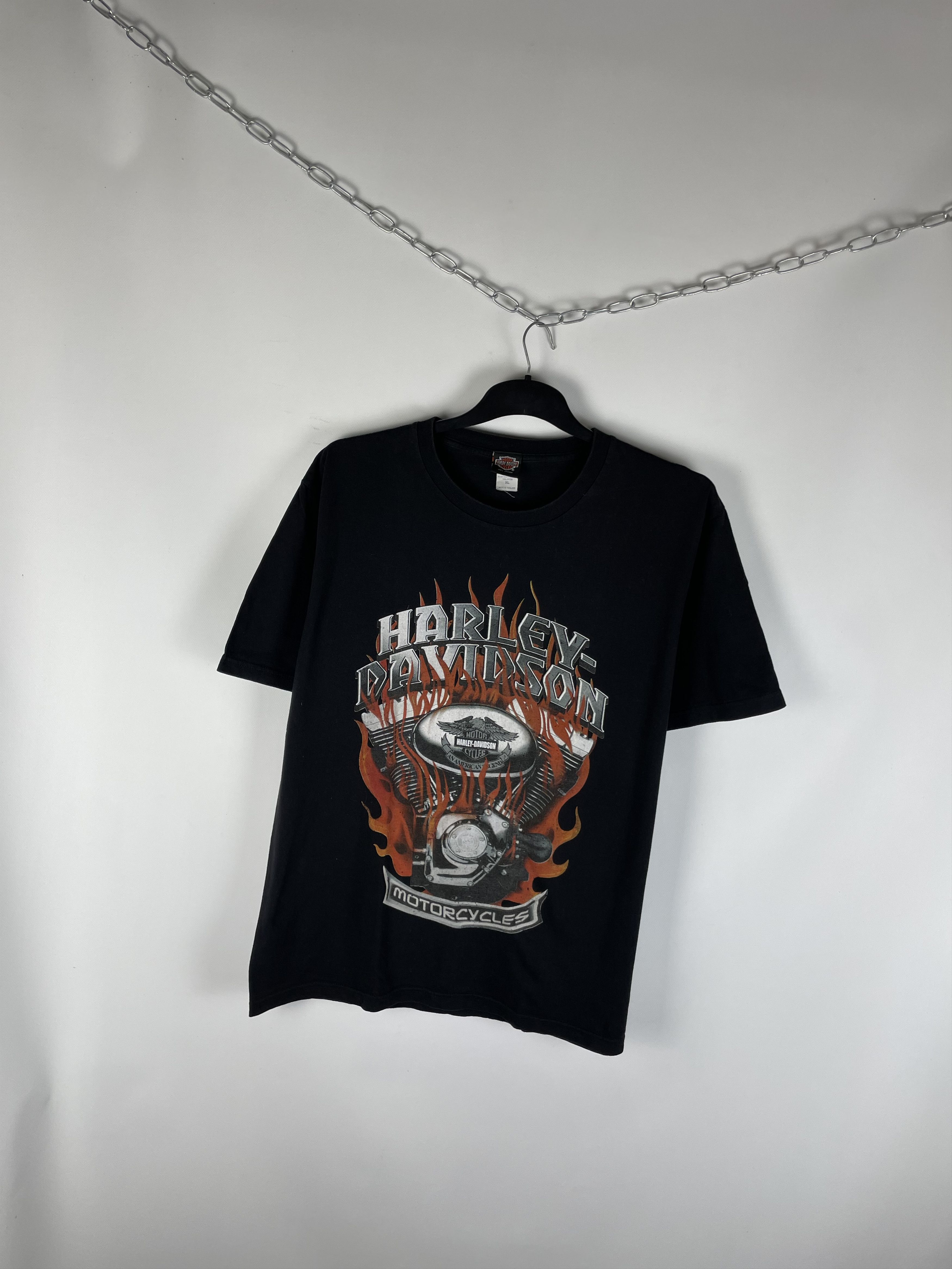 Harley Davidson Vintage HARLEY DAVIDSON Tee Graphic T Shirt Size US XL / EU 56 / 4 - 2 Thumbnail