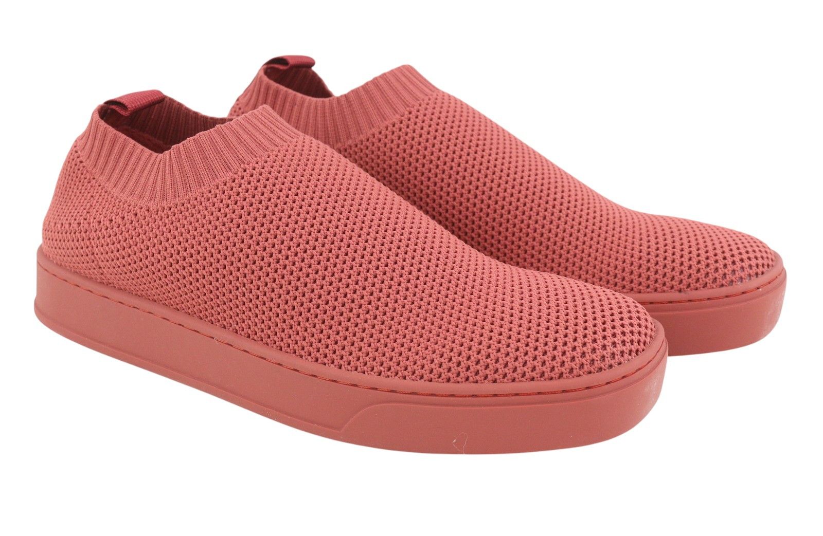 MAX&Co. EU38 Brick Red Textured Slip Square Sole Toe 88724 Size US 7 / IT 37 - 1 Thumbnail