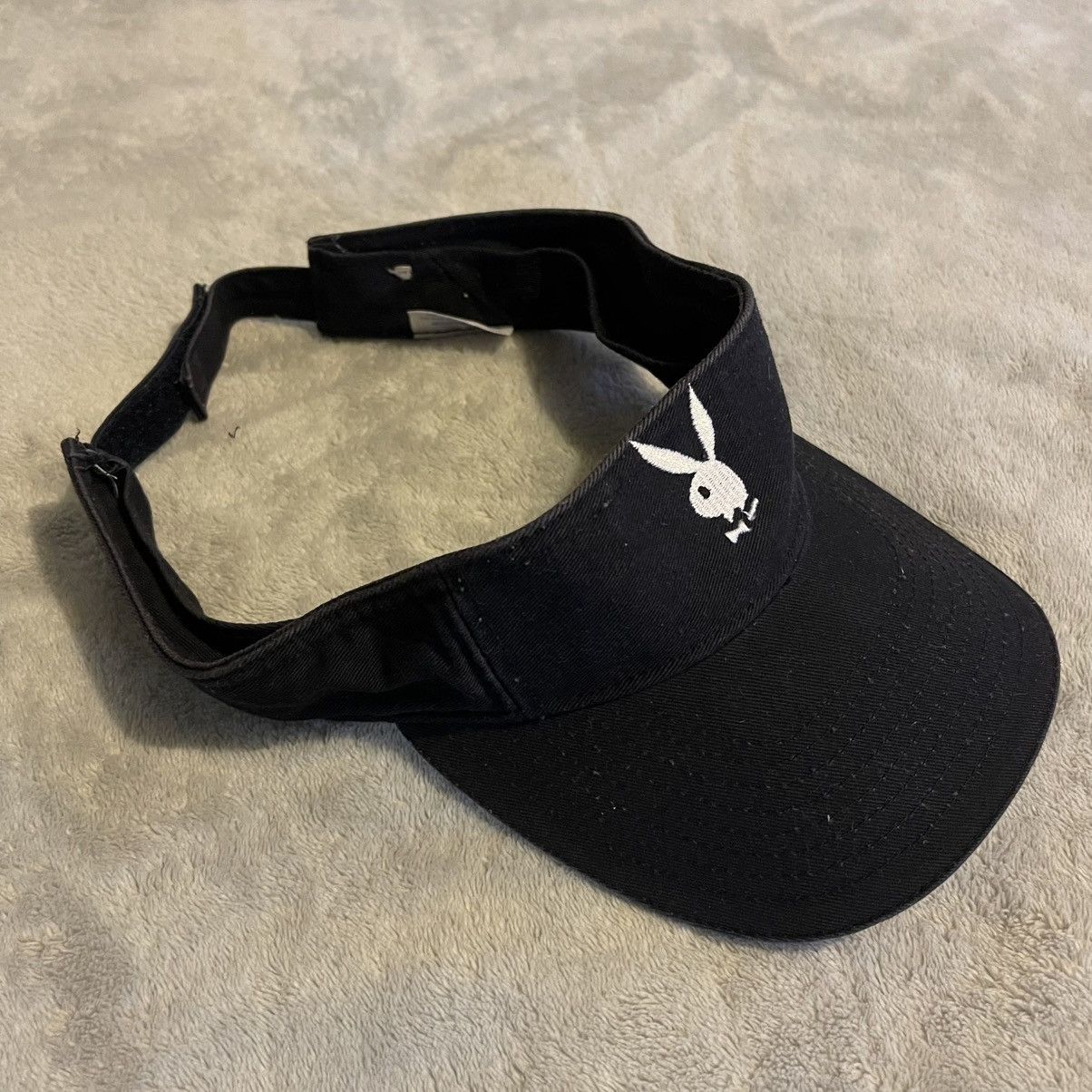 Other Playboy Hat Adult One Size Black Adjustable Cap Lightweight Size ONE SIZE - 2 Thumbnail