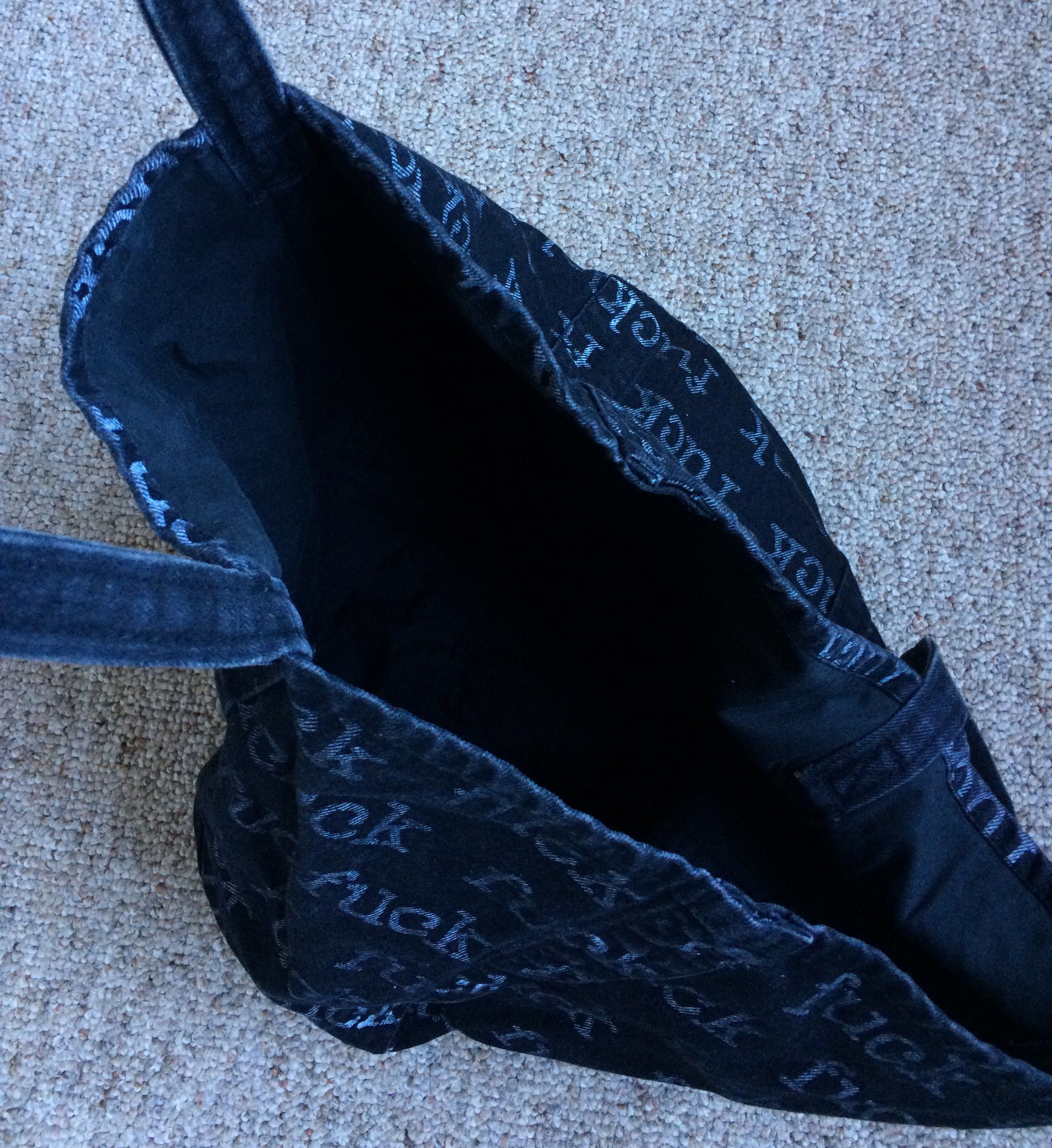 Supreme S/S 2013 Supreme Denim Fuck Tote Bag Size ONE SIZE - 7 Thumbnail