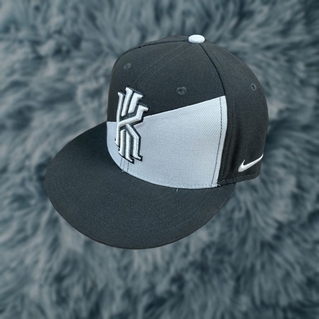 Kyrie Irving Nike Air Snapback Hat Cap Mens Adjustable Two Tone Gray Basketball