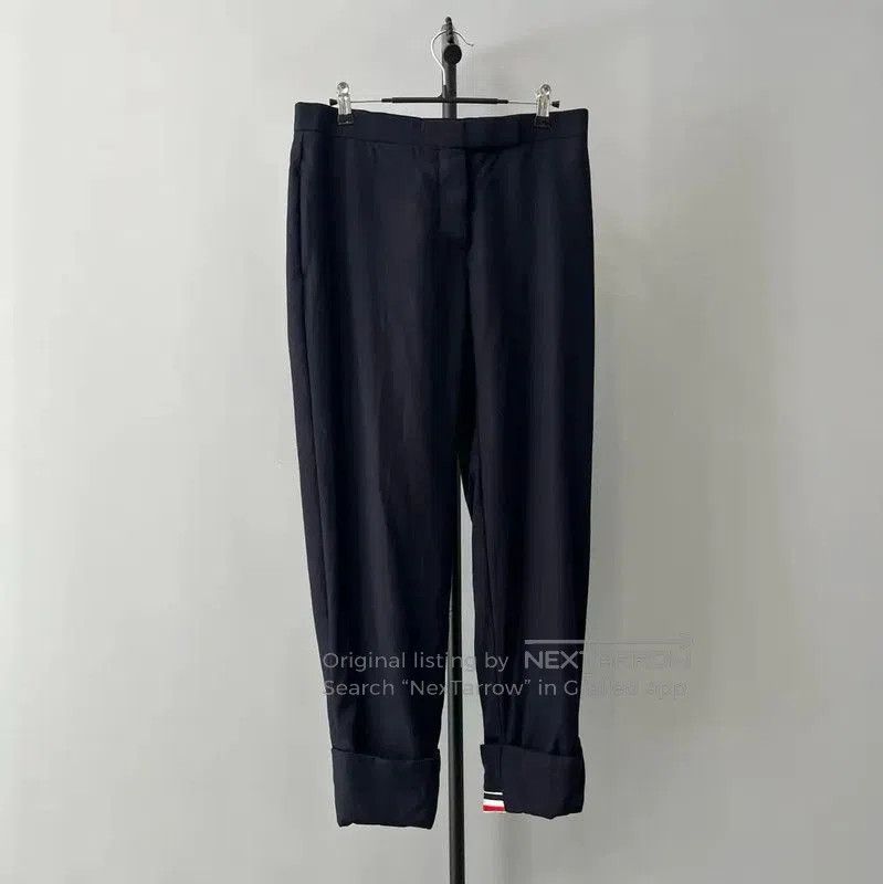 Thom Browne Thom Browne Classic Navy Wool Women's Pants . Size 23" - 1 Thumbnail