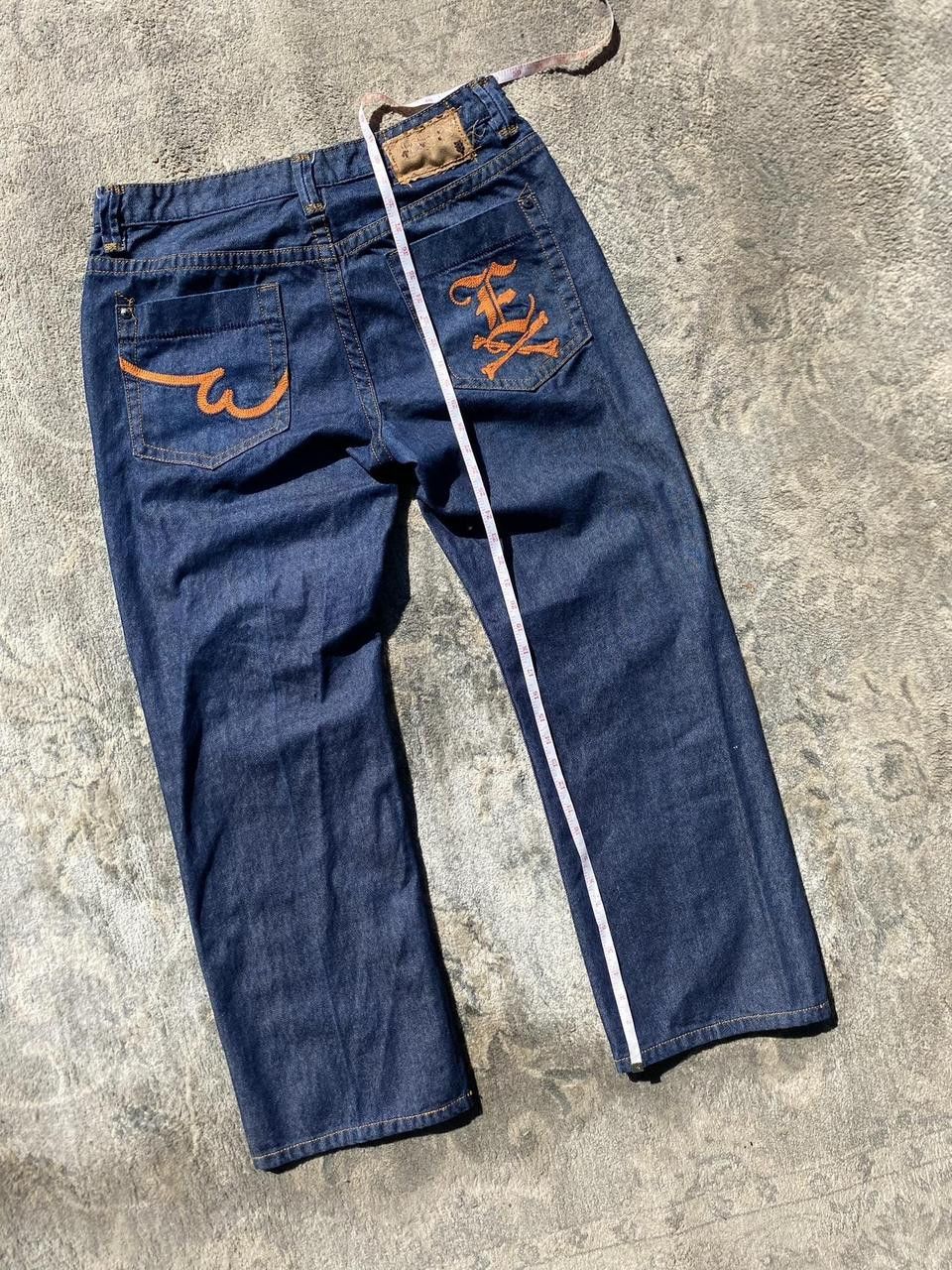 Ecko Unltd. Vintage 2000s Indigo Wash Ecko Embroidered Denim Size 38x36 Size US 38 / EU 54 - 6 Thumbnail