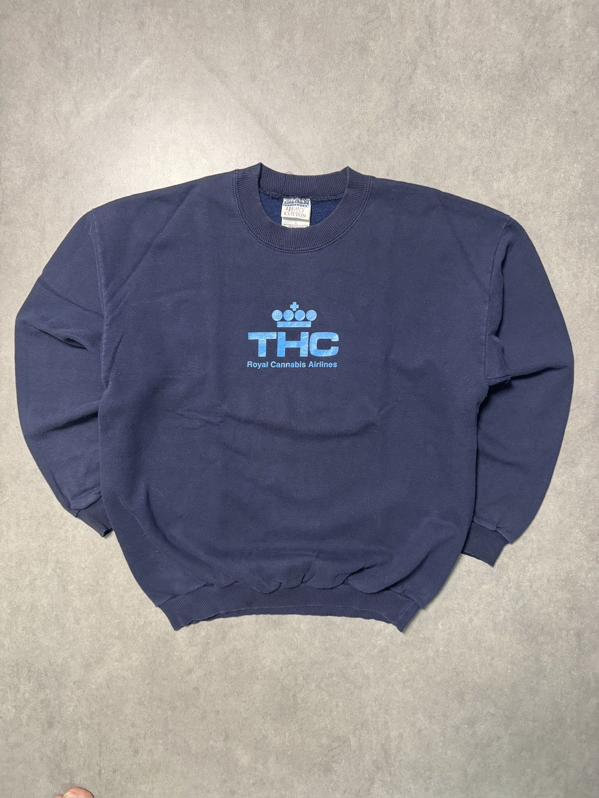 Vintage Vintage THC Weed Parody Sweat Shirt Size US L / EU 52-54 / 3 - 1 Thumbnail