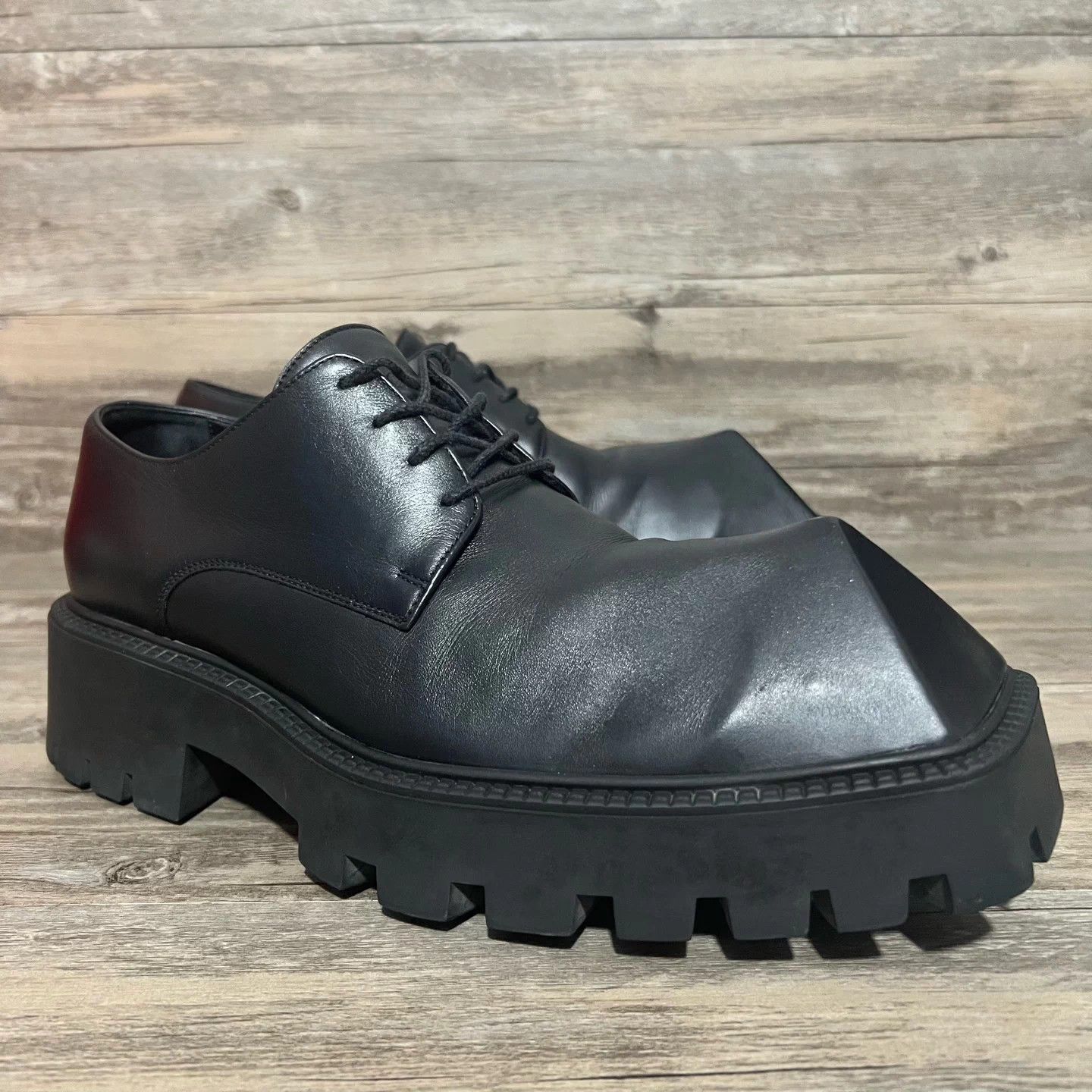 Balenciaga Balenciaga Rhino Derbies Black EUR 41 like new Size US 8 / EU 41 - 2 Thumbnail