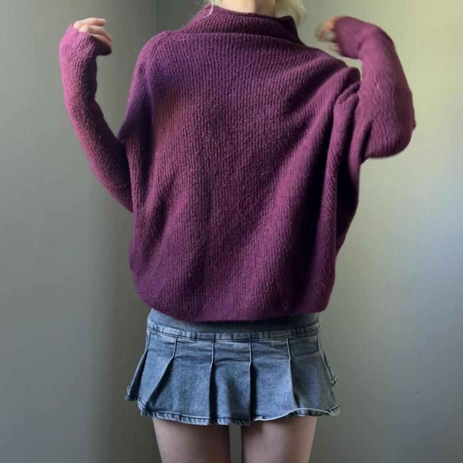 Other Burgundy batwing turtleneck sweater Size XS / US 0-2 / IT 36-38 - 5 Thumbnail