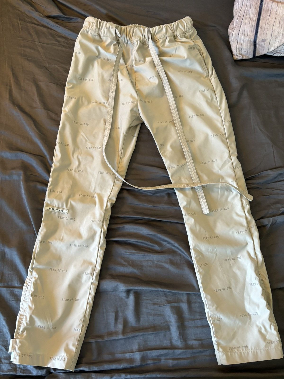 パンツ fear of god 6th nylon buggy pants FEAR OF GOD Baggy Nylon Lounge Pants Black Men's - FW18 - US