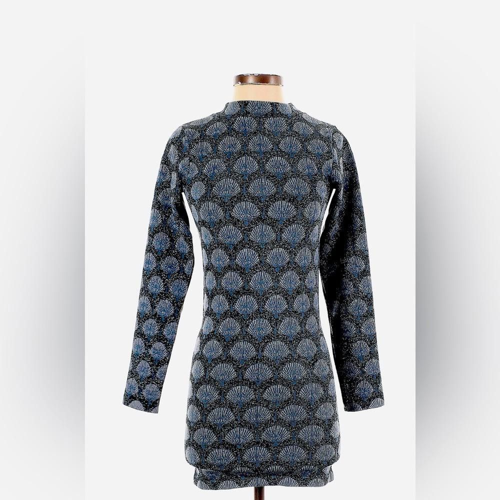 Zara ZARA Jacquard Dress Seamless Glittery Thread cut out dress Size XS / US 0-2 / IT 36-38 - 1 Thumbnail