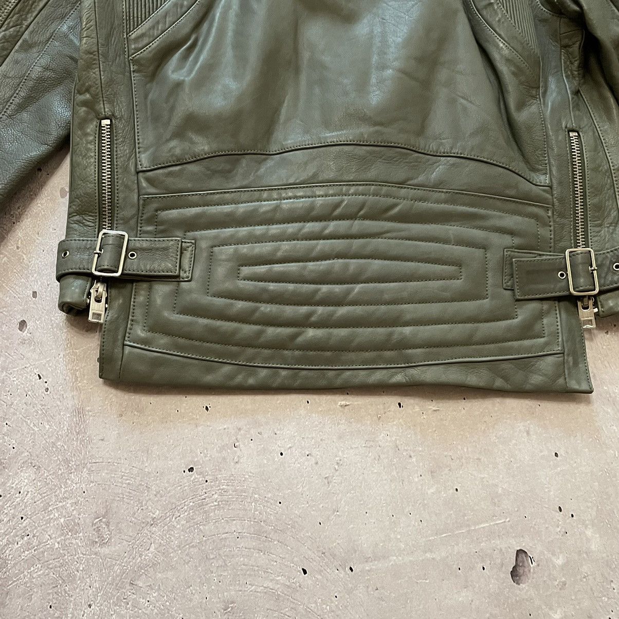 Zadig & Voltaire Zadig Voltaire Women Leatcher Biker Jacket Green Size L Size L / US 10 / IT 46 - 21 Thumbnail