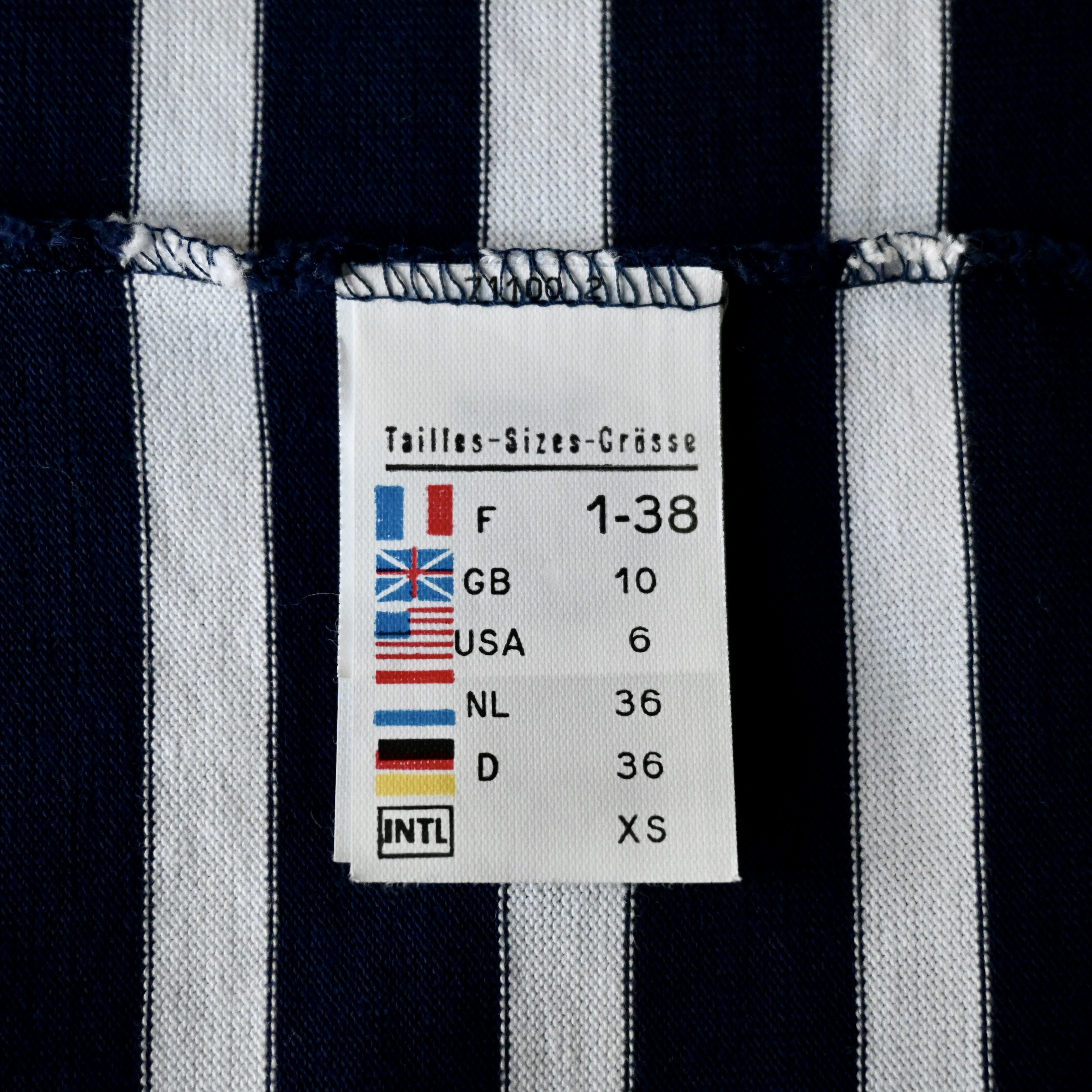 Saint James EXCELLENT, SAINT JAMES "NAVAL" authentic sailor shirt, 1/XS Size US XS / EU 42 / 0 - 10 Thumbnail