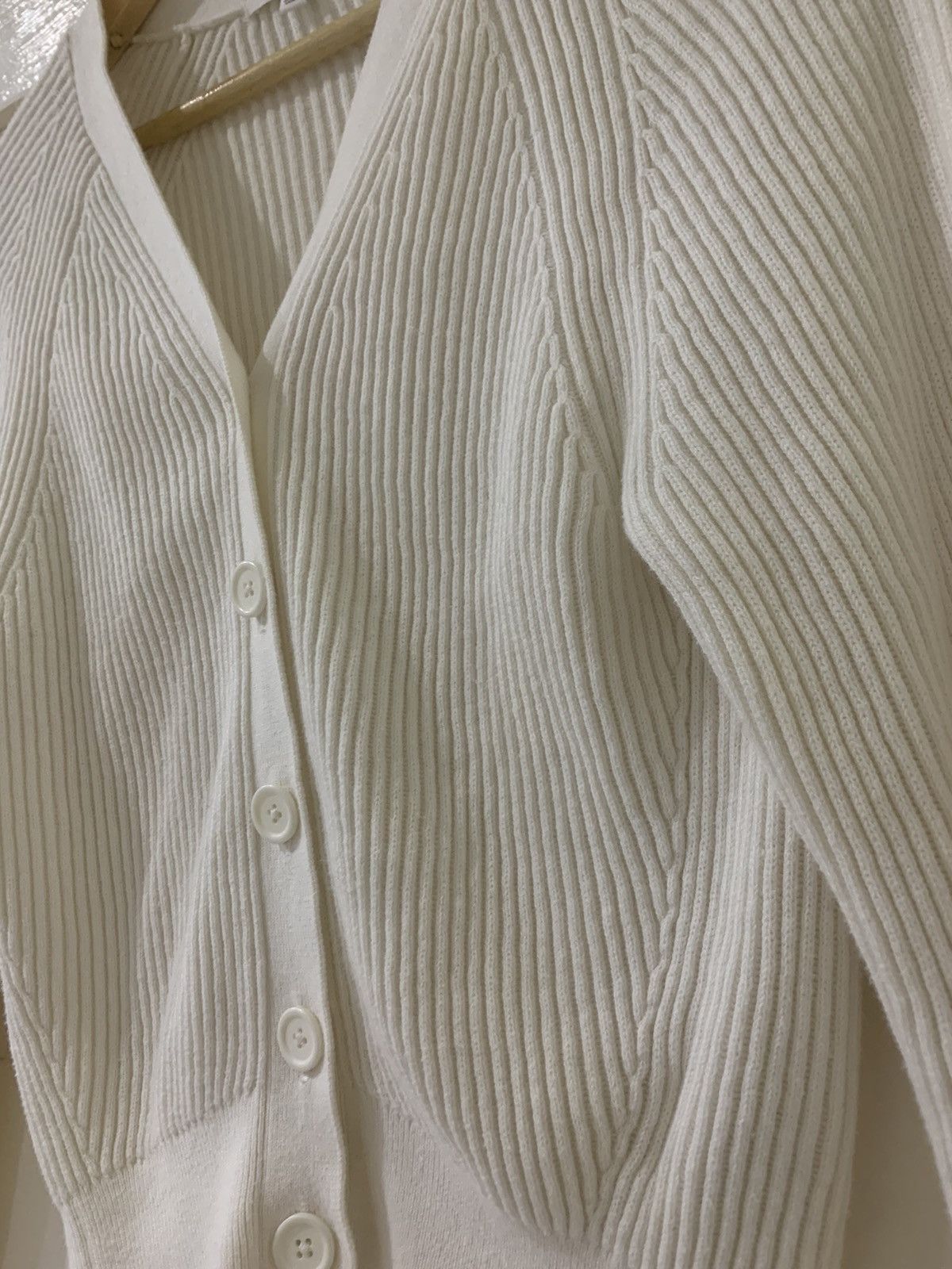 Japanese Brand × Uniqlo Japanese Brand Cardigan Pleated Knit by Uniqlo Size S / US 4 / IT 40 - 5 Thumbnail