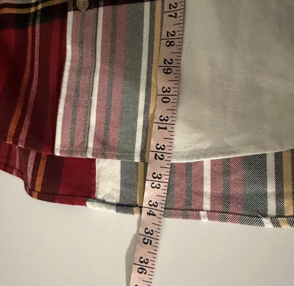 Mastermind Japan Mastermind Japan Men's Red Check Plaid Flannel Size US XL / EU 56 / 4 - 16 Thumbnail