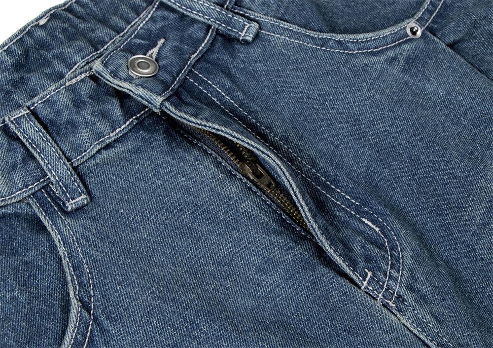 Japanese Brand × Jean Hip-hop trendy washed denim wide-leg distressed jeans Size US 32 / EU 48 - 4 Thumbnail