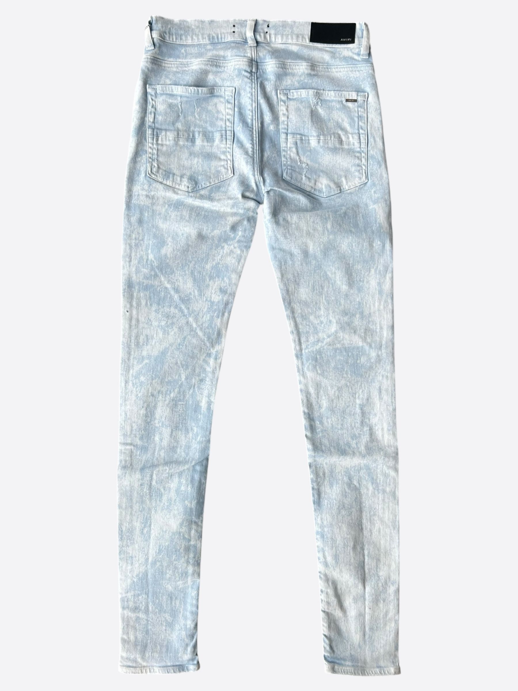 Amiri Amiri Mineral Wash Blue Patch MX1 Jeans Size US 38 / EU 54 - 2 Thumbnail