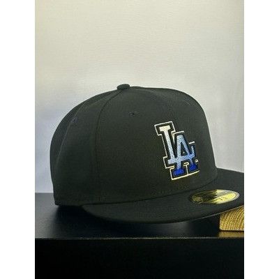 New Era Los Angeles Dodgers Gradient Pack Black 59FIFTY Hat Club 7 5 Size ONE SIZE - 1 Thumbnail