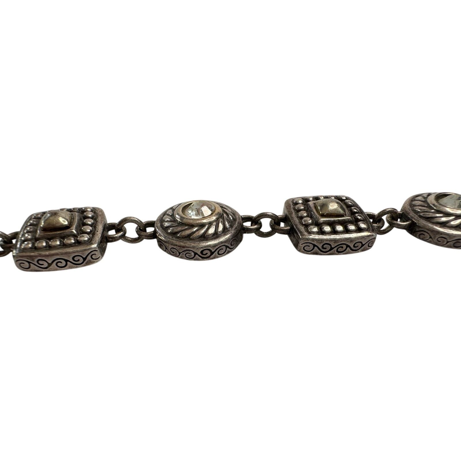 Brighton Brighton Heiress Crystal Link Bracelet, Hearts on Back Side Size ONE SIZE - 4 Thumbnail