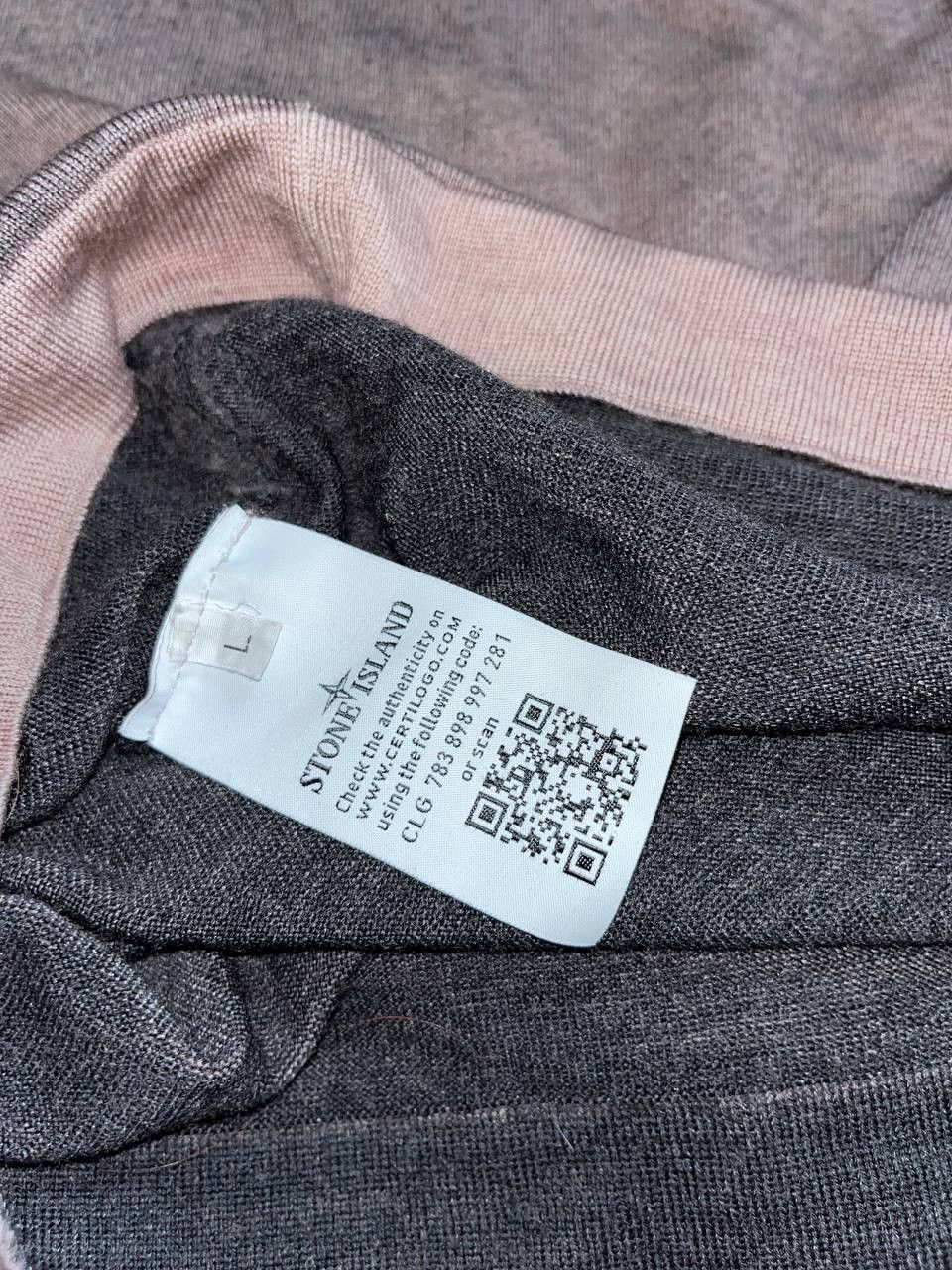 Stone Island Stone Island 2018 Salmon Pink Garment Dyed Knit sweater Size US L / EU 52-54 / 3 - 10 Thumbnail