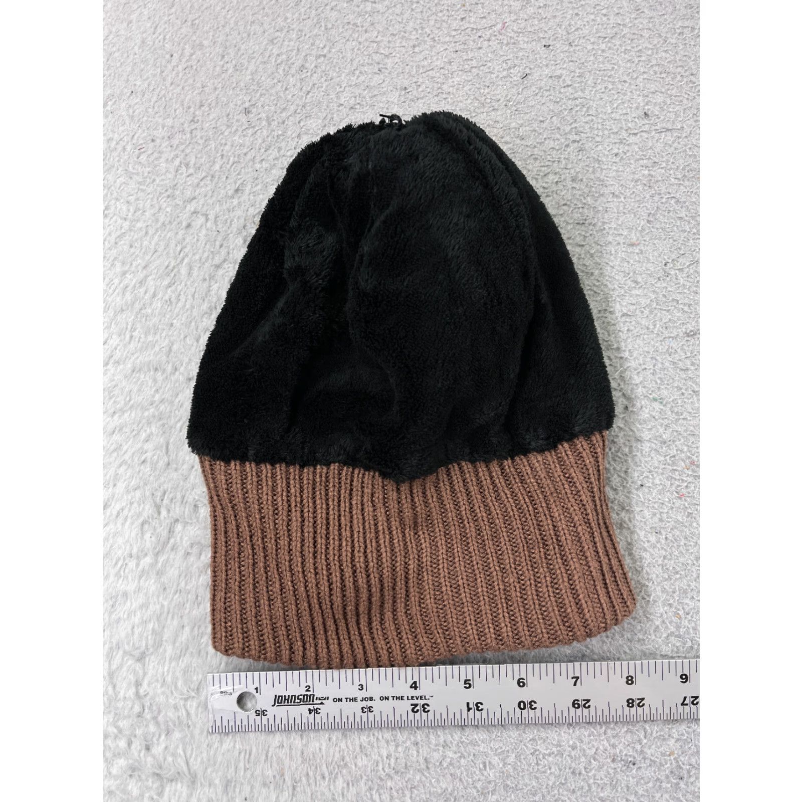The North Face The North Face Beanie Knit Adult One Size Brown Logo Ski Beanie Lined Acrylic Polyester Wool Blend Hat Mens/Womens Size ONE SIZE - 6 Thumbnail