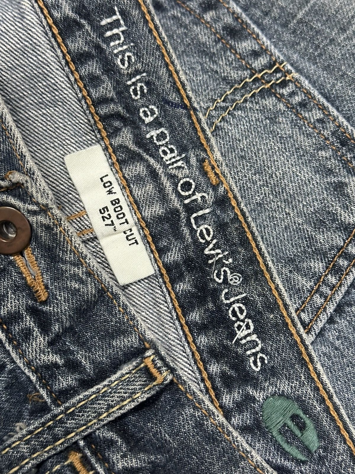Levi's levis low bootcut white tag . Size US 34 / EU 50 - 6 Thumbnail