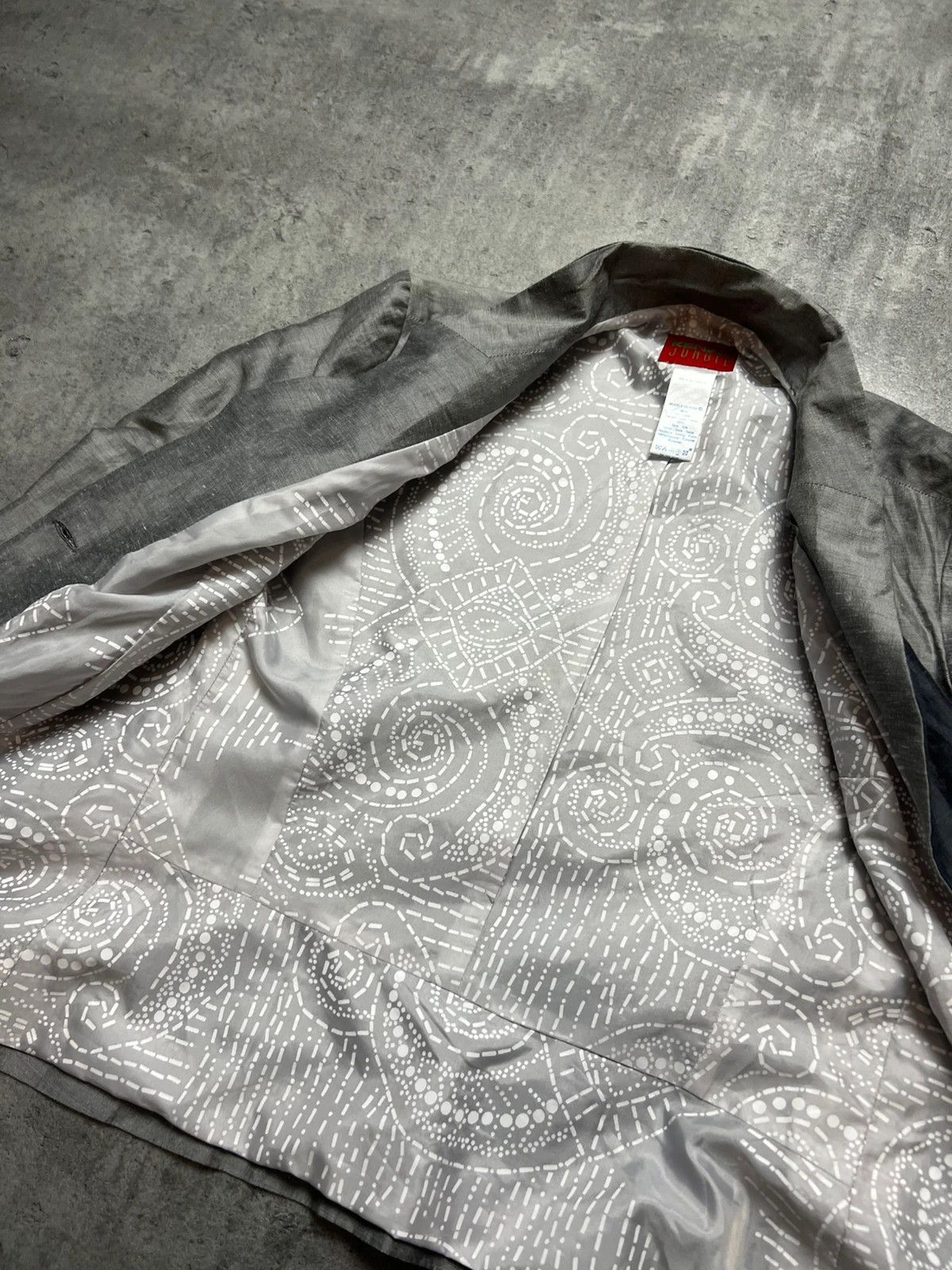 Kenzo Light Kenzo jungle linen and silk blazer Size M / US 6-8 / IT 42-44 - 5 Thumbnail