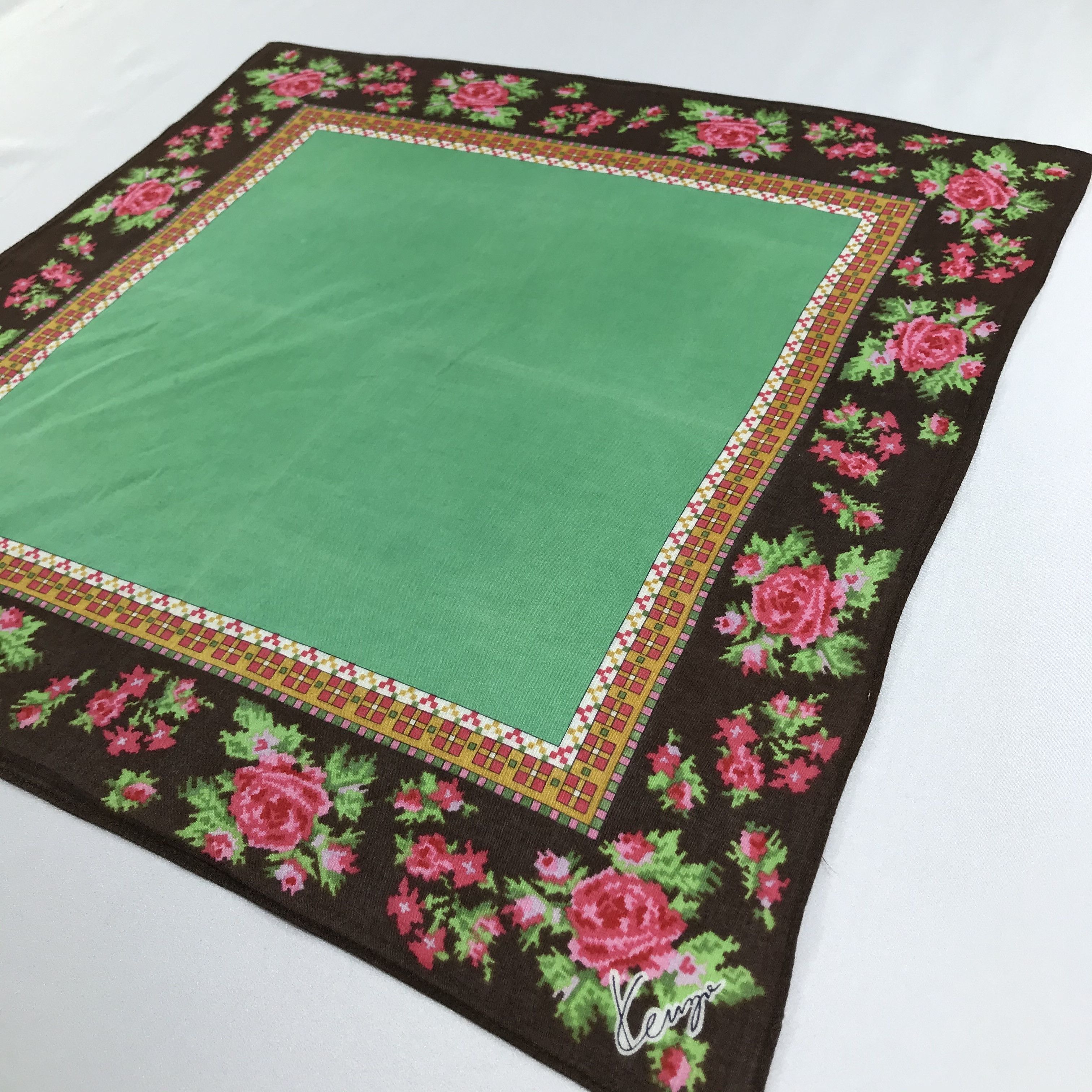 Kenzo Kenzo Handkerchief Neckerchief Bandana H1095 Size ONE SIZE - 4 Thumbnail