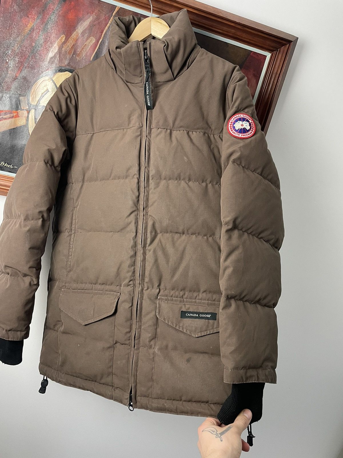 Canada Goose Canada Goose brown winter jacket rare streetwear down puffer Size L / US 10 / IT 46 - 4 Thumbnail