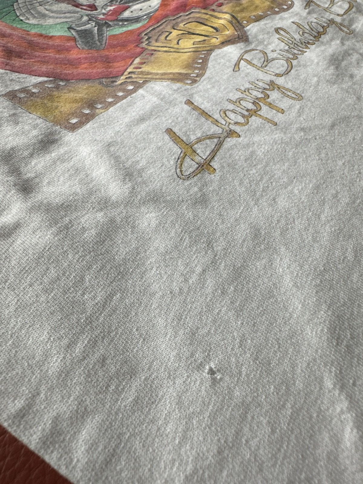 Vintage × Warner Bros 1989 Happy Birthday Bugs 50th Anniversary Graphic Tee Size US L / EU 52-54 / 3 - 6 Thumbnail