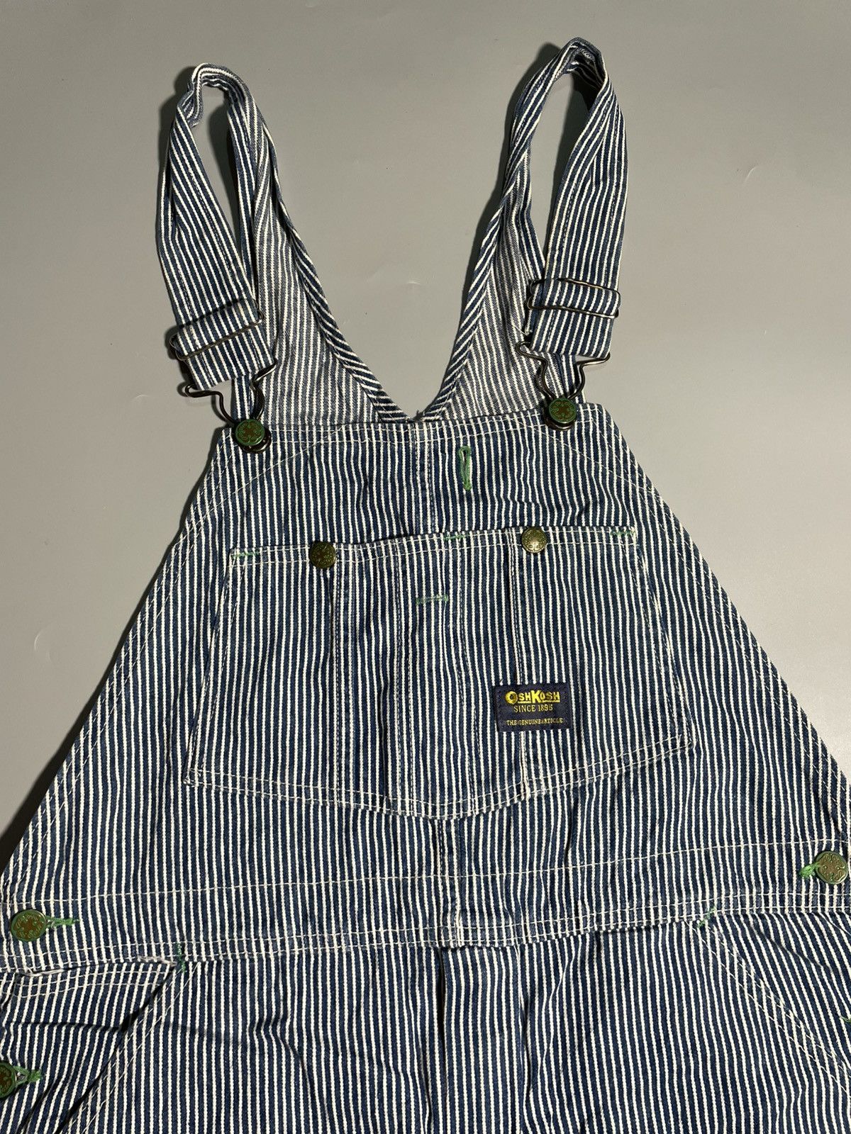 Oshkosh Vintage Oshkosh Hickory Stripes Overall Size US 34 / EU 50 - 5 Thumbnail