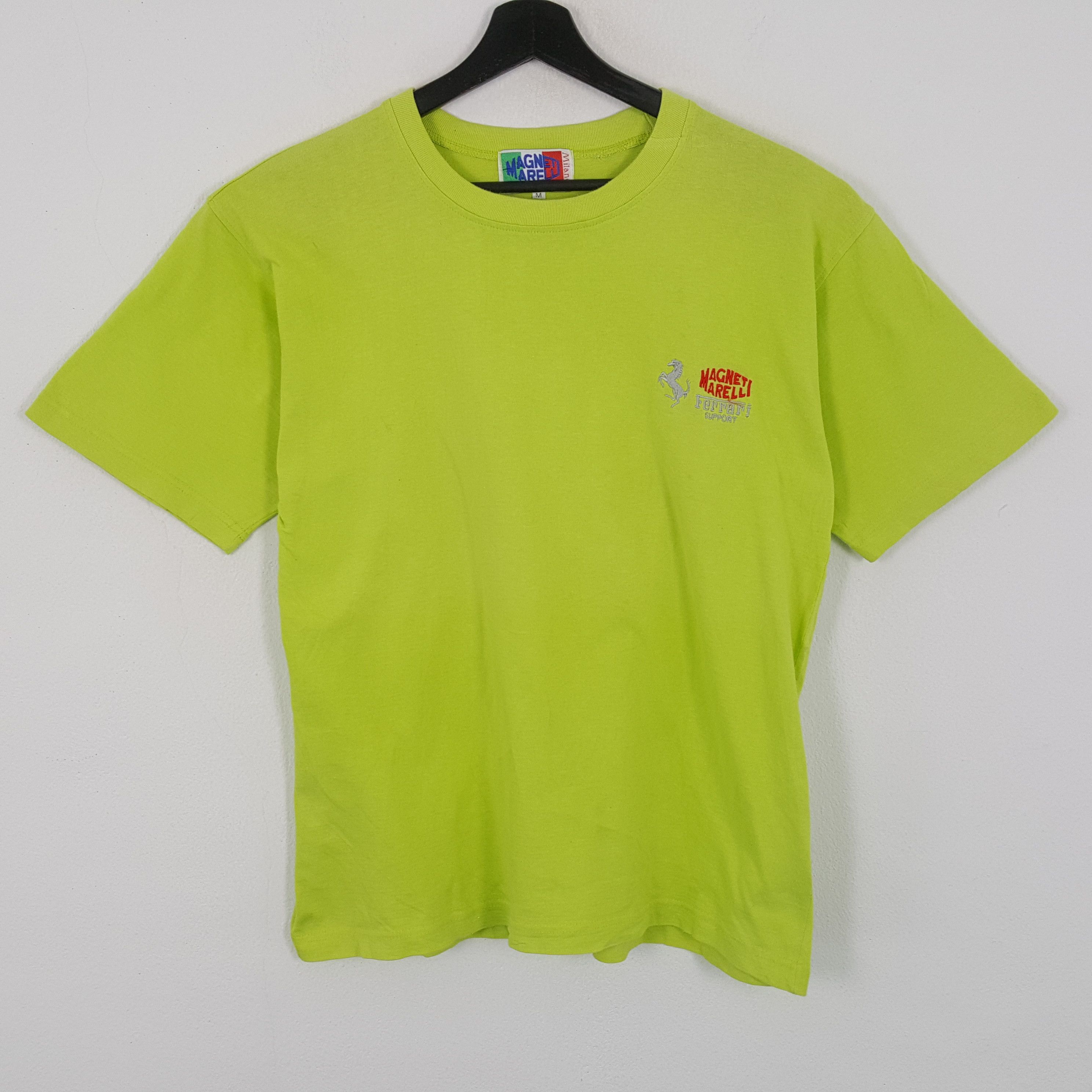 Ferrari × Vintage MAGNETI MARELLI FERRARI Logo Design Tshirt Size US L / EU 52-54 / 3 - 1 Thumbnail