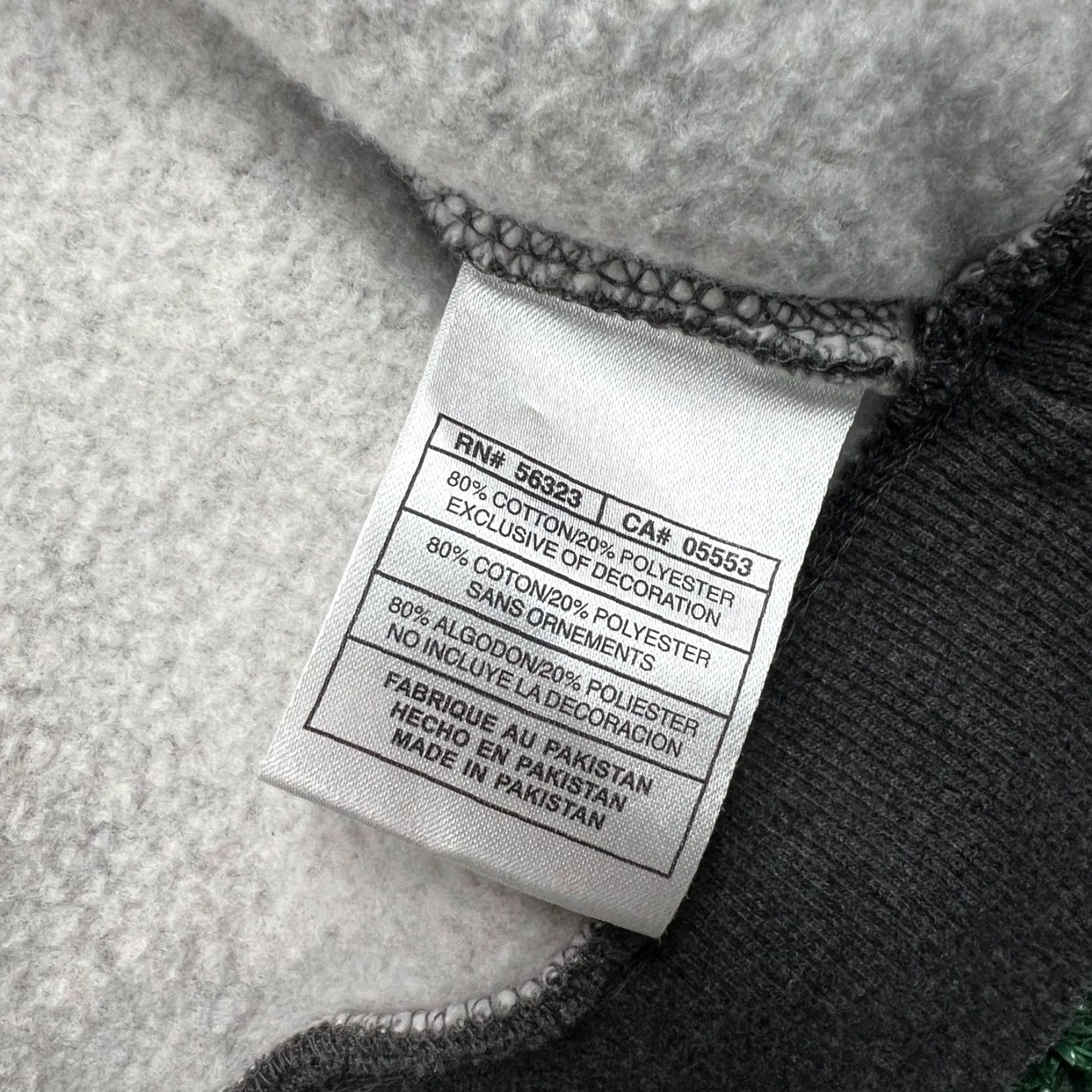 Nike VTG Nike Men's XL Zip Sweatshirt Mock Neck Gray Fleece Cotton Blend Full Zip Pockets Ribbed Cuffs Hem Embroidered Logo Nike the athletic dept. Size US XL / EU 56 / 4 - 6 Thumbnail