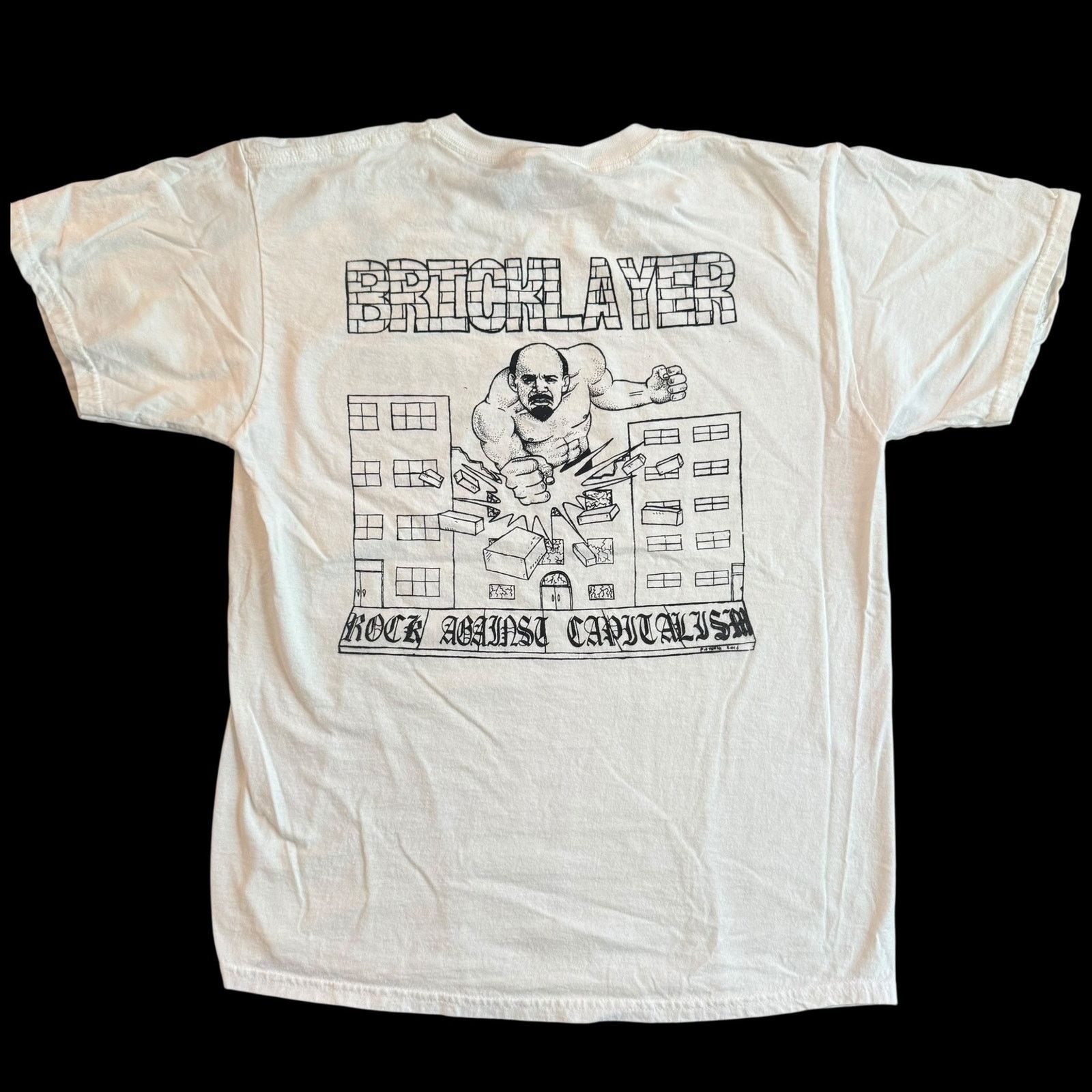 Other Bricklayer Oi Punk Band Shirt Size M Angel Du$t White Wards Size US M / EU 48-50 / 2 - 4 Thumbnail